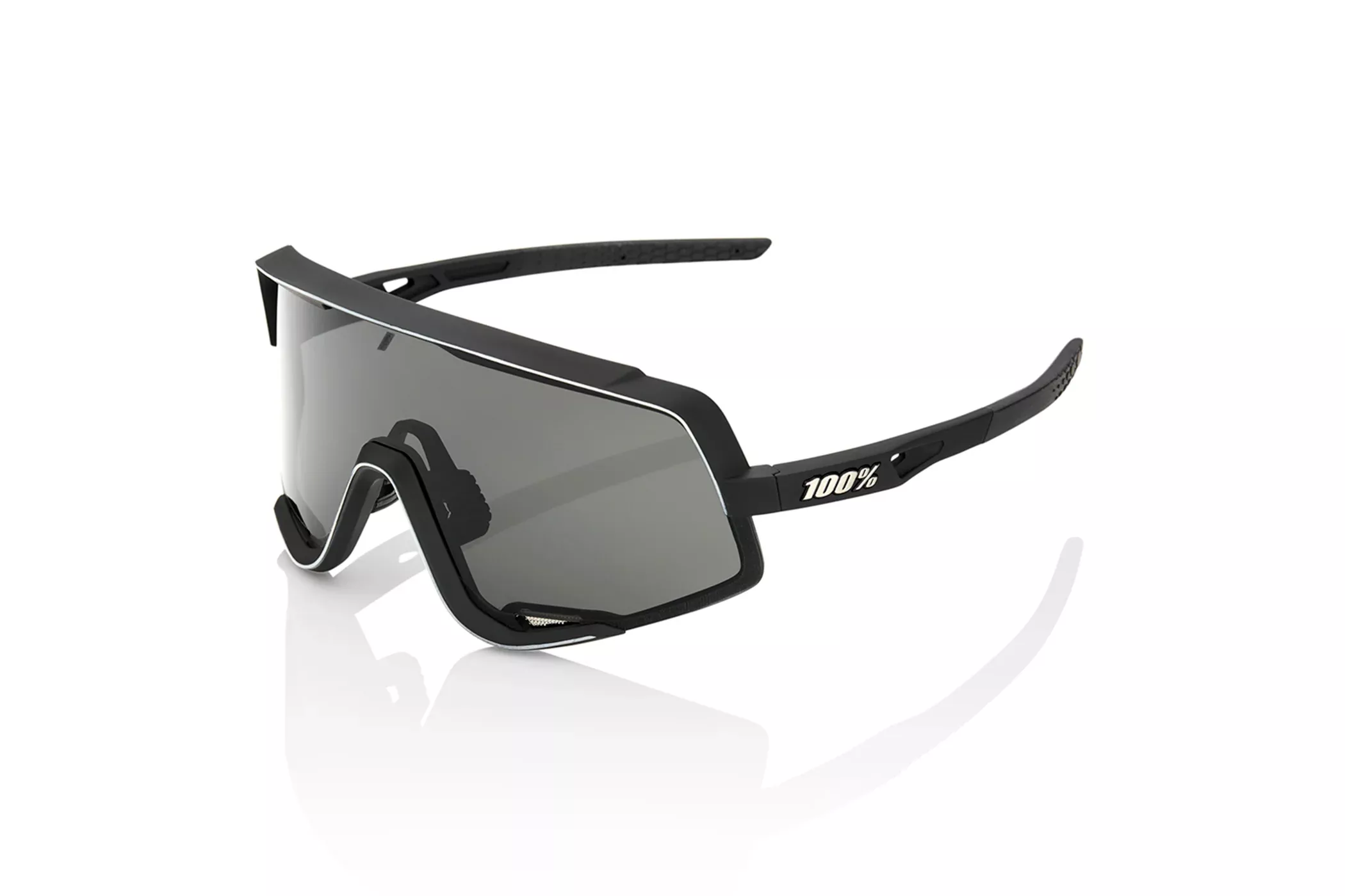 100% GLENDALE Sunglasses Soft Tact Black