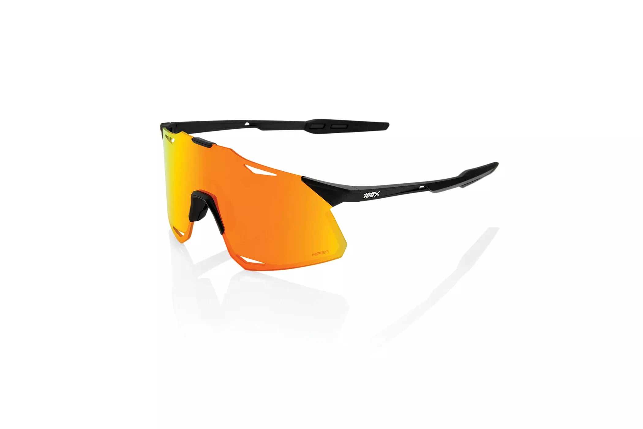 100% Hypercraft Matte Black HiPER Red
