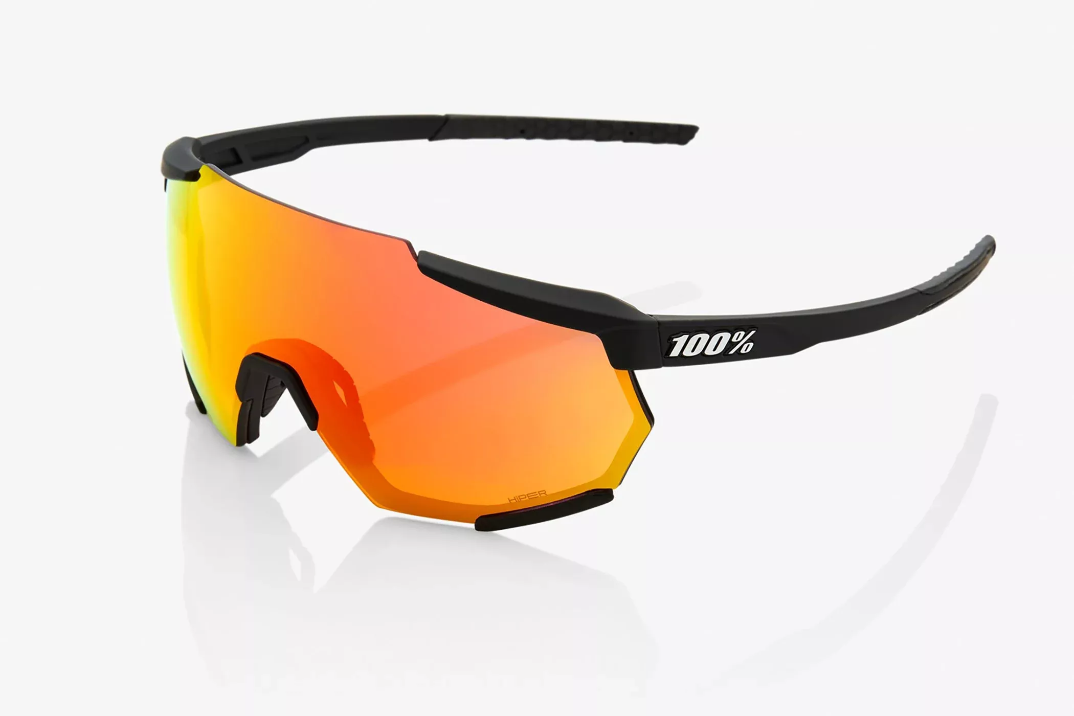 100% Racetrap Soft Tact Black Sunglasses