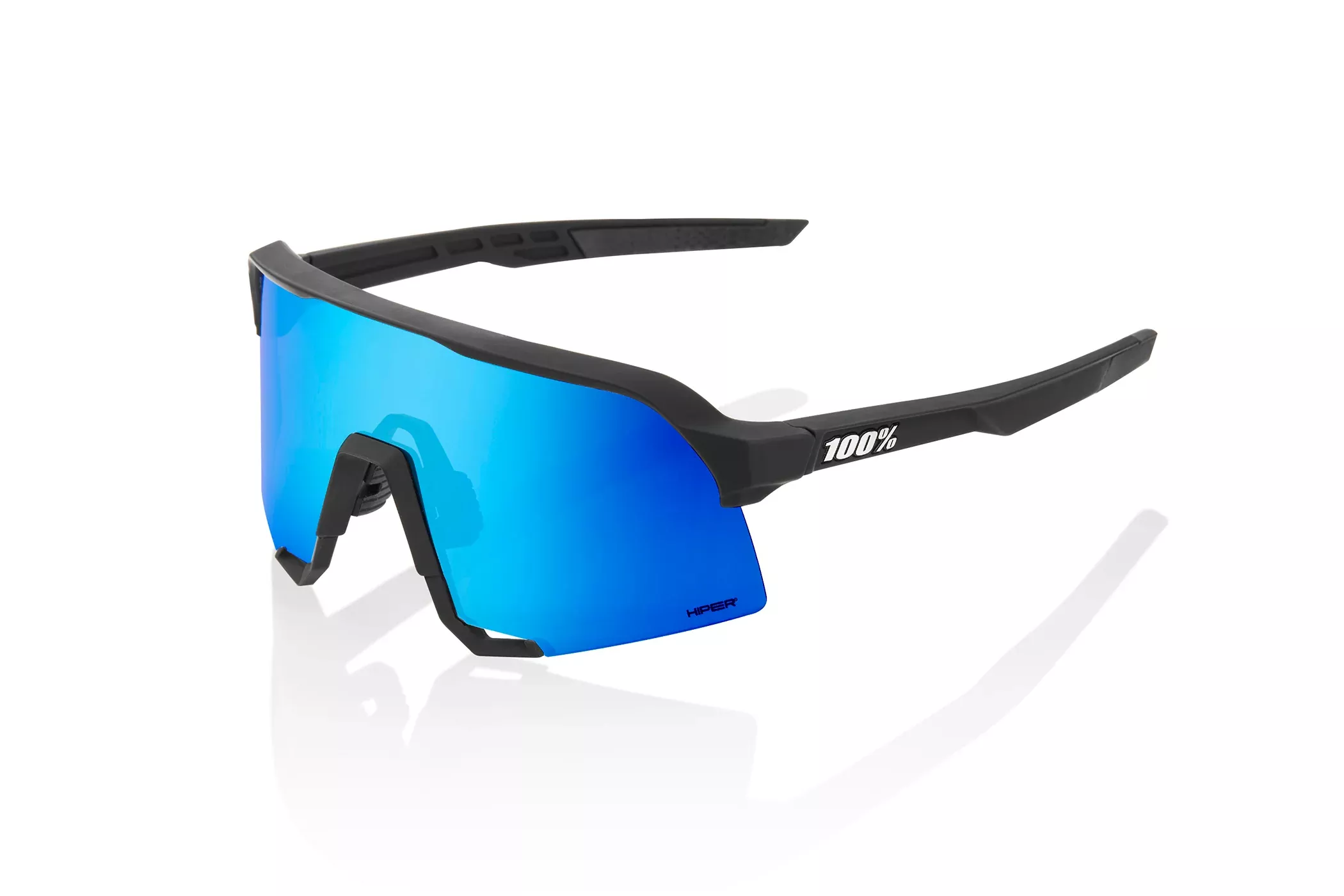 100% S3 Sunglasses Matte Black