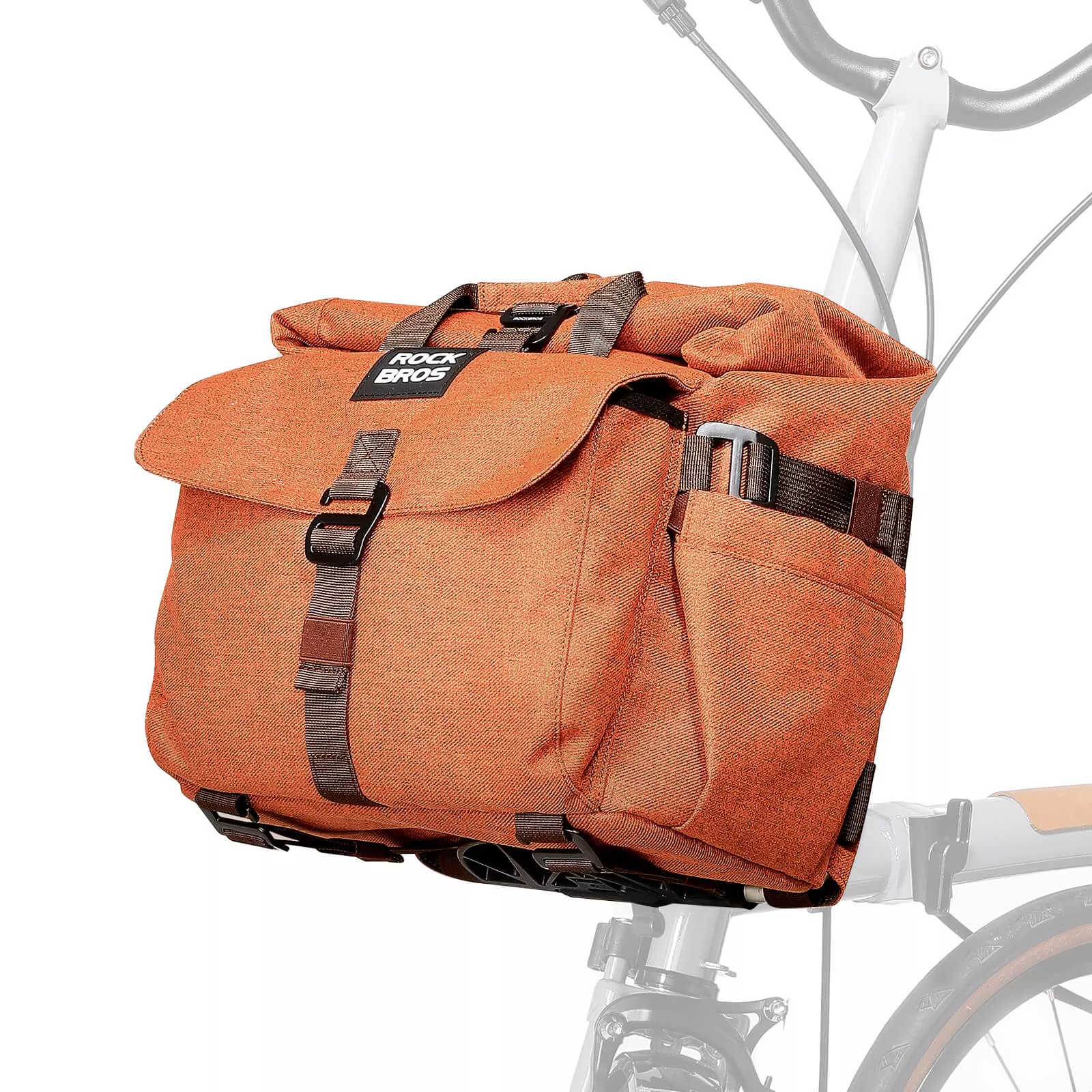 2-in-1 Folding Bike Handlebar Bag & Backpack – H46