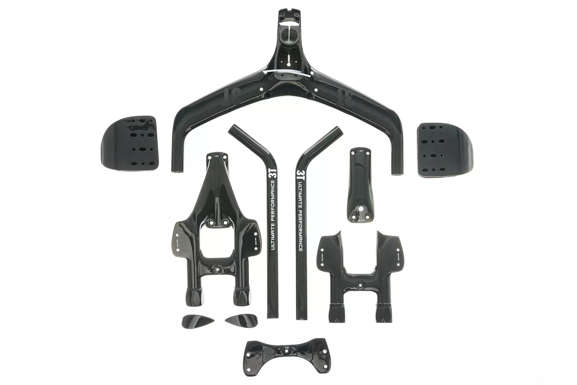 3T Aduro Aerobar 31.8mm 38cm 340mm Carbon Black