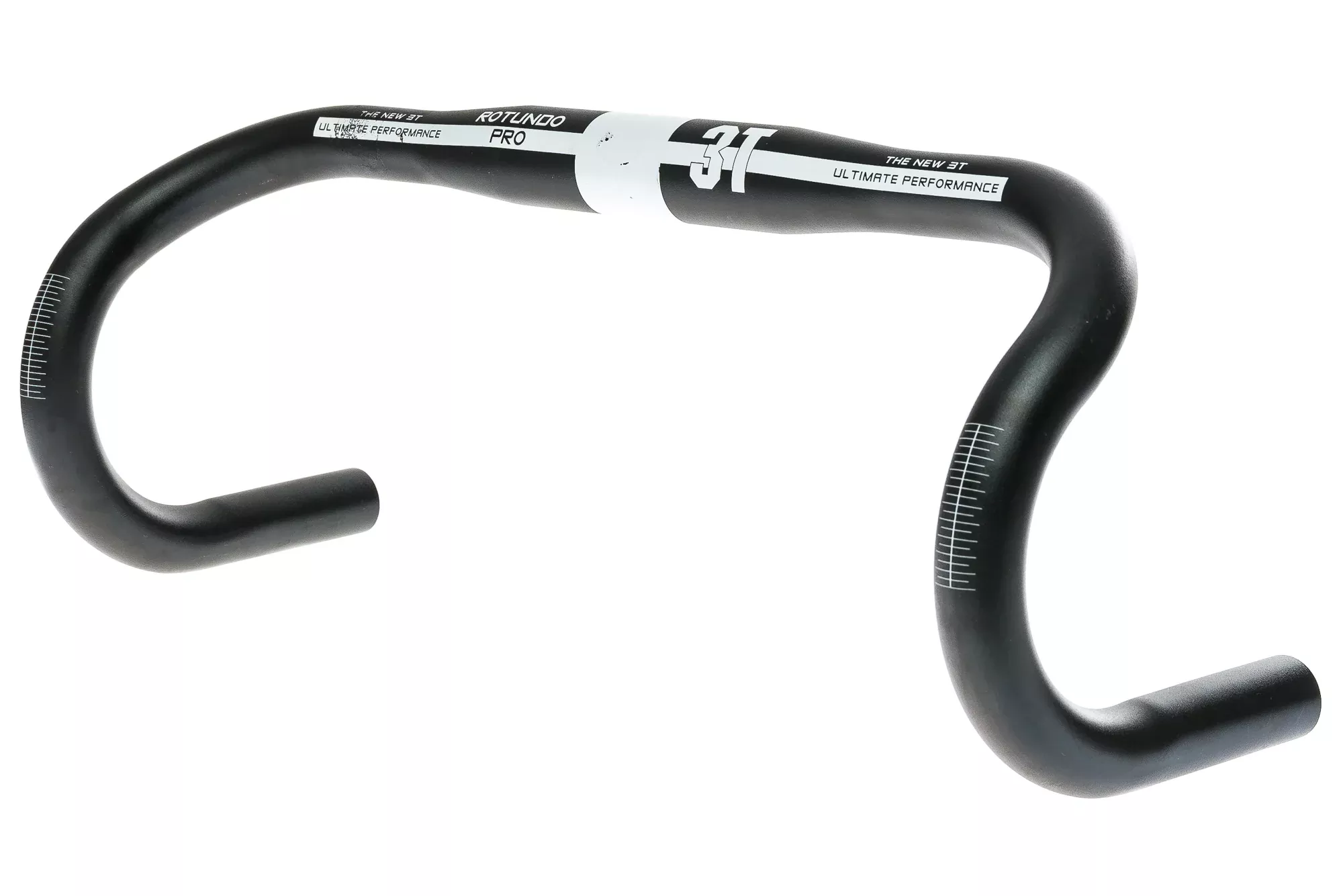 3T Ergonova Handlebar 31.8mm x 40cm Aluminum Black/White