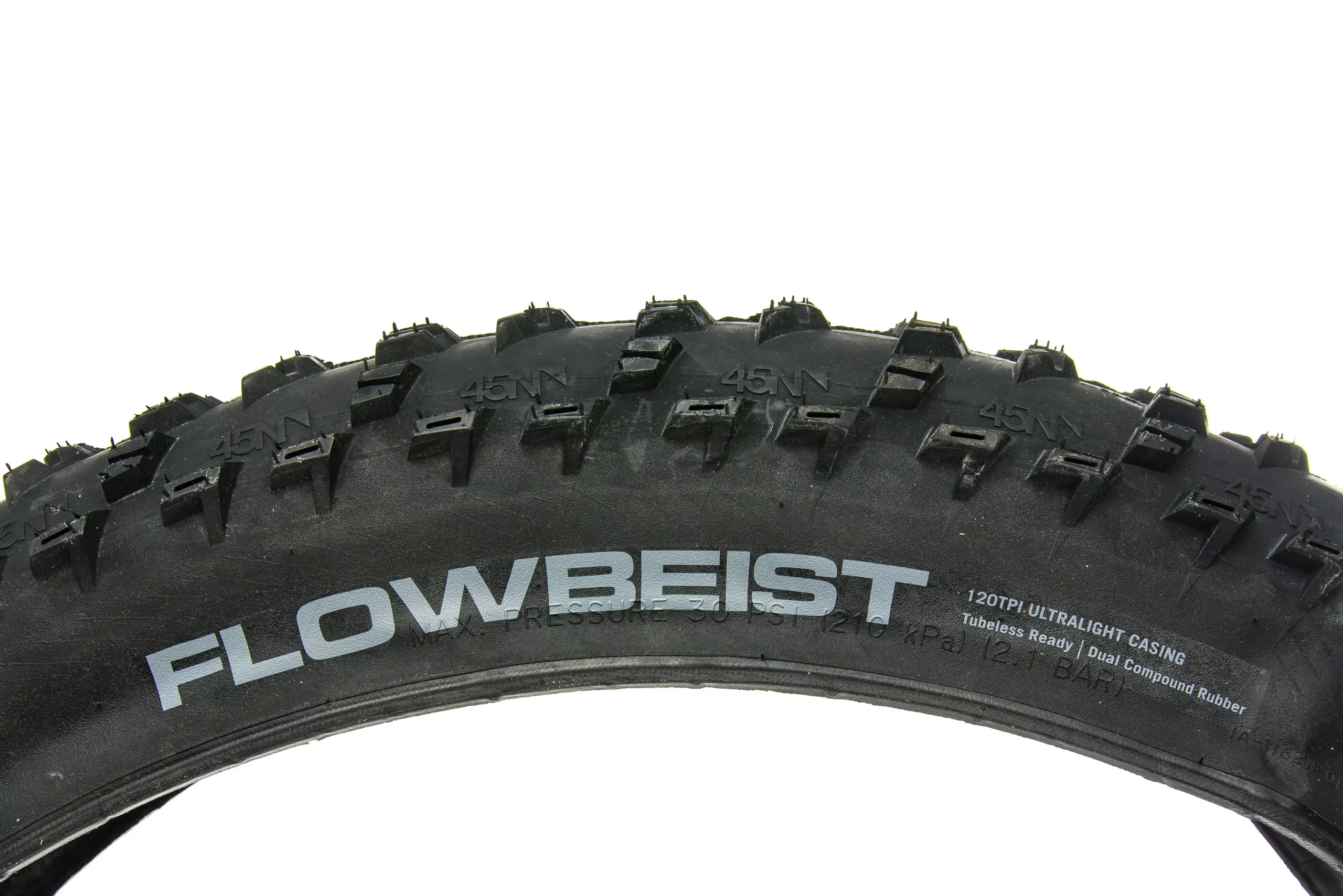 45NRTH Flowbeist Fat Tire 26 x 4.6" 120 TPI Tubeless Dual Compound