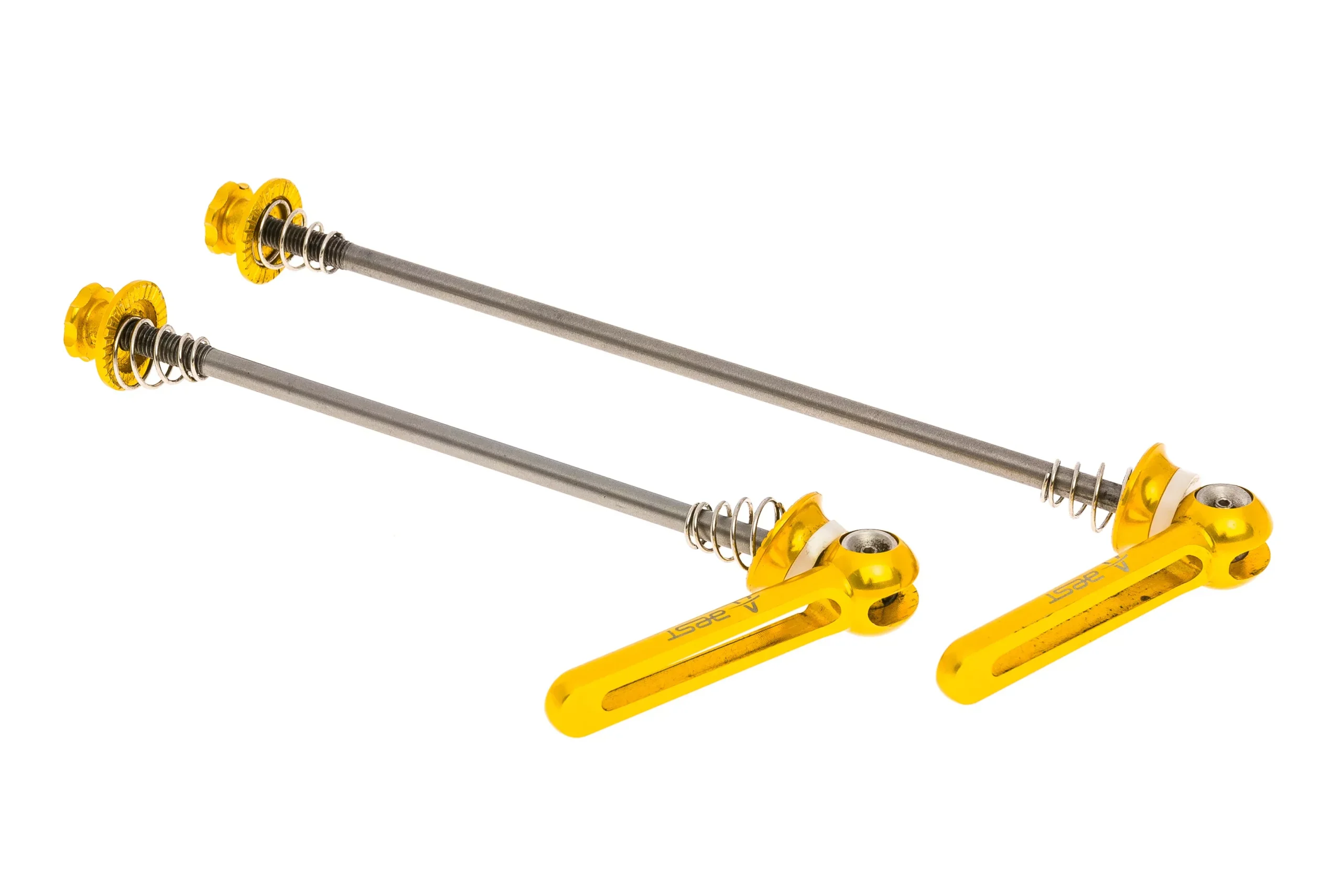 Aest Titanium Quick Release Road Bike Skewers Gold