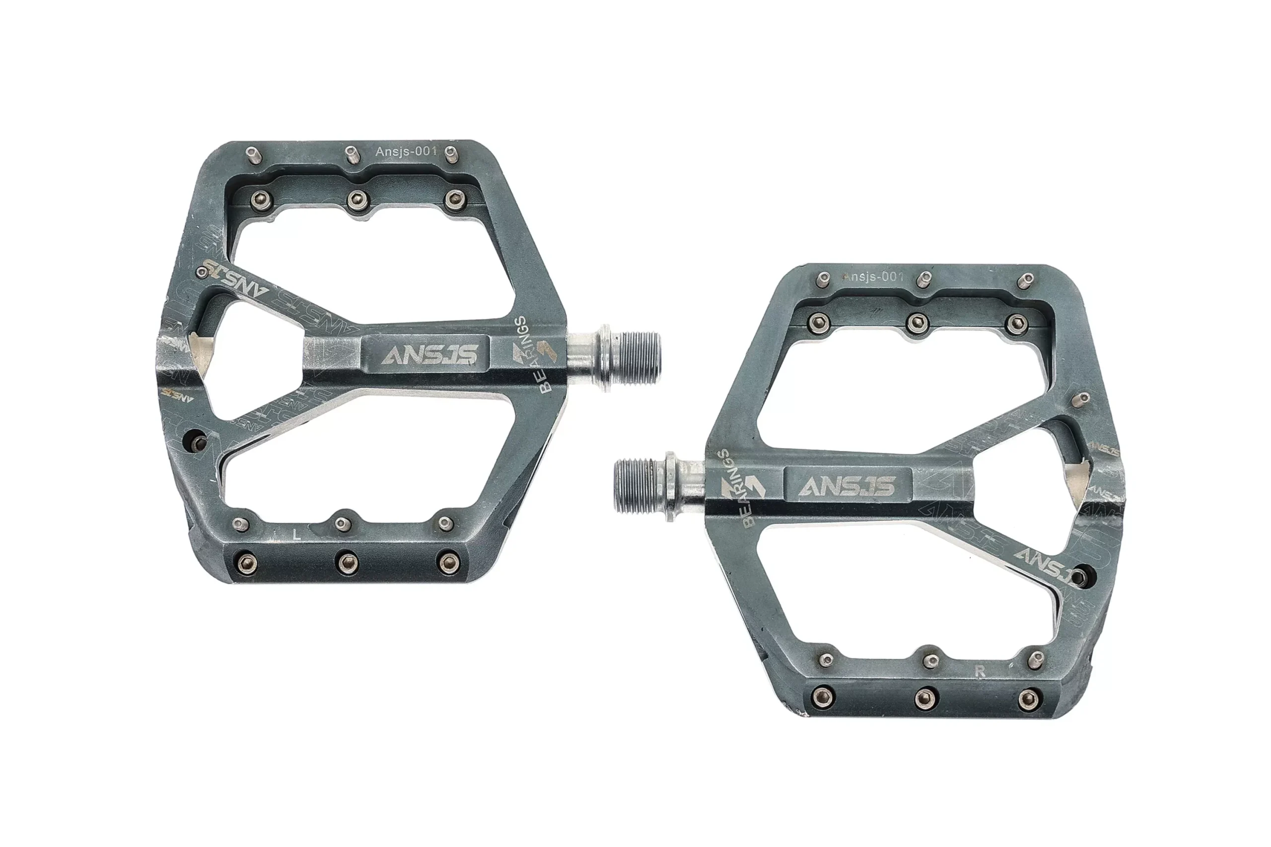 ANSJS Mountain Bike Pedals Platform Gray