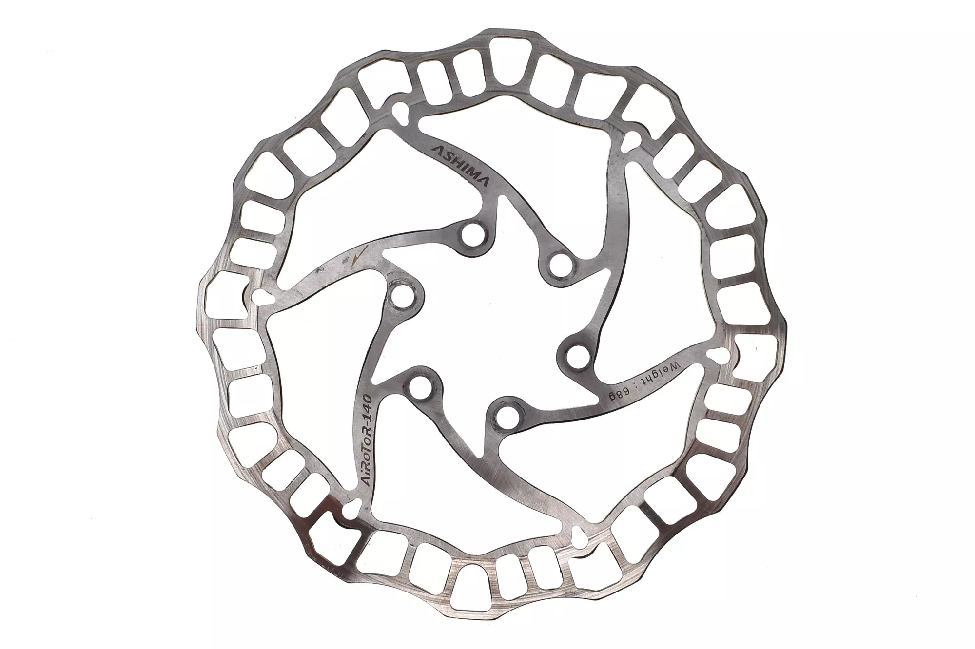 Ashima Air Rotor Mountain Cyclorcross Bike Brake Rotor 140mm 6 Bolt Hydraulic