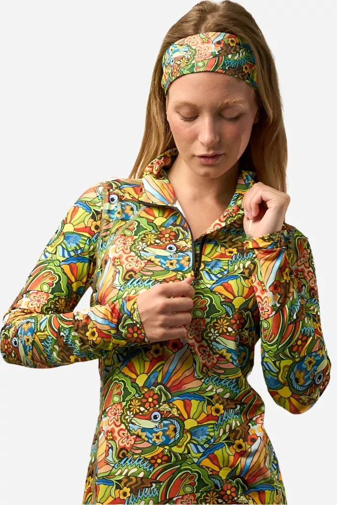 Boho Bass 1/4 Zip Sunshirt