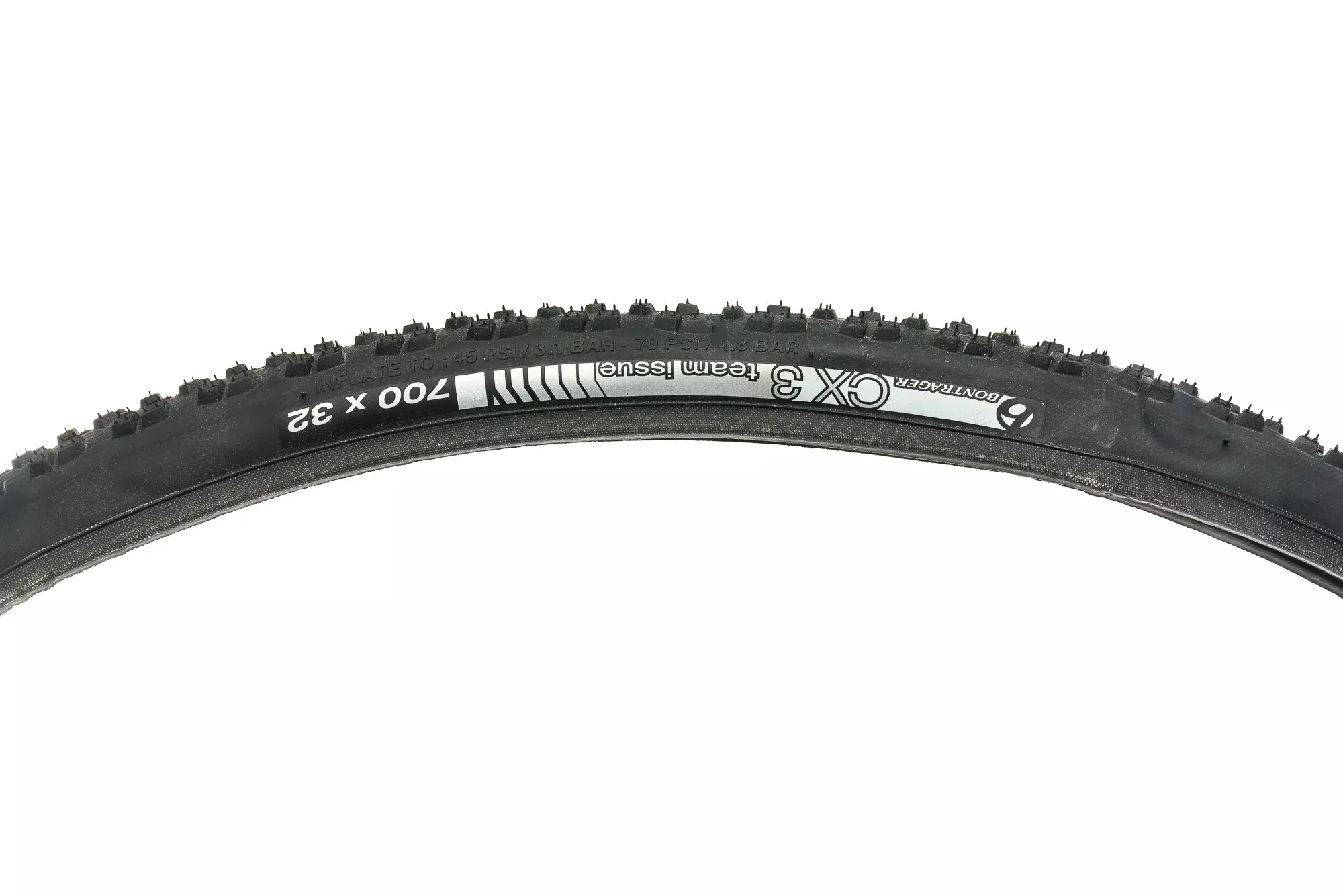 Bontrager CX3 Team Issue Cyclocross Tire 700c x 32mm Clincher 120 TPI Hard-Case Lite
