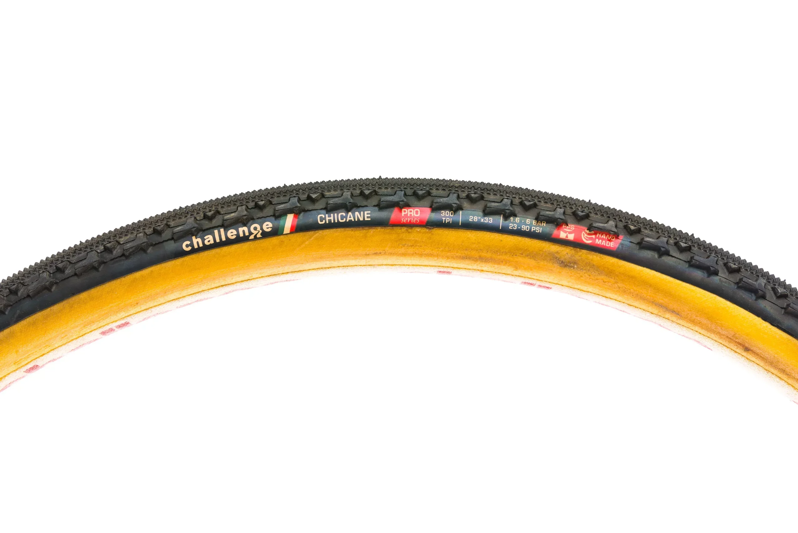 Challenge Chicane Pro Series Tire 700c x 33mm 300 TPI Tubular Black/Tan