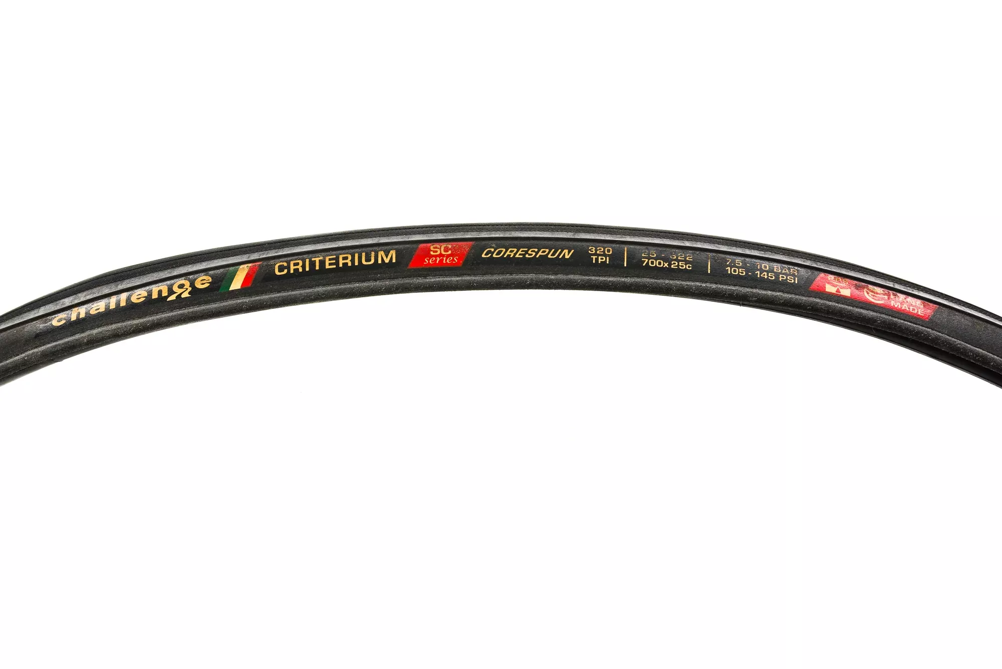 Challenge Criterium Tire 700c x 25mm Clincher Black - Excellent