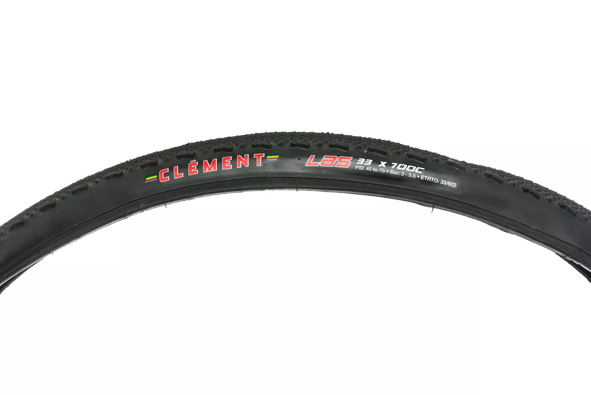Clement LAS Cyclocross Tire 700c x 33mm 120 TPI Clincher Black - Excellent