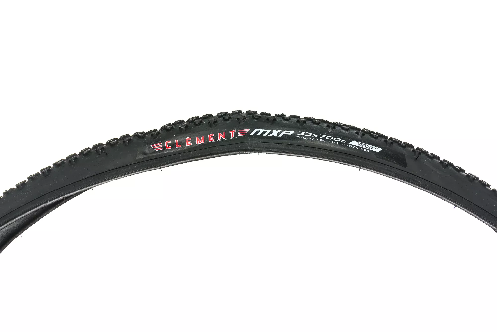 Clement MXP Cyclocross Tire 700c x 33mm Tubeless Black
