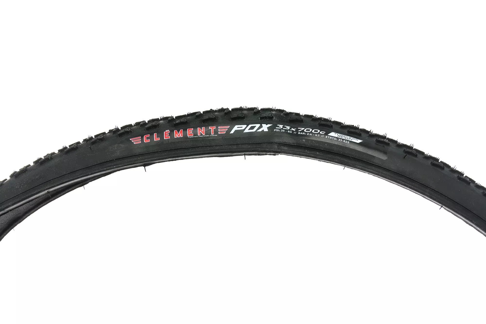 Clement PDX Cyclocross Tire 700c x 33mm Tubeless Black