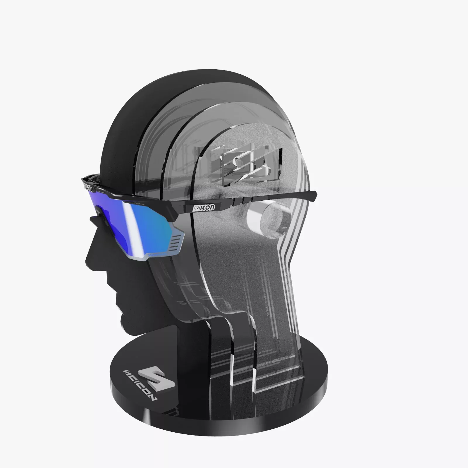 Expositor de metacrilato para gafas