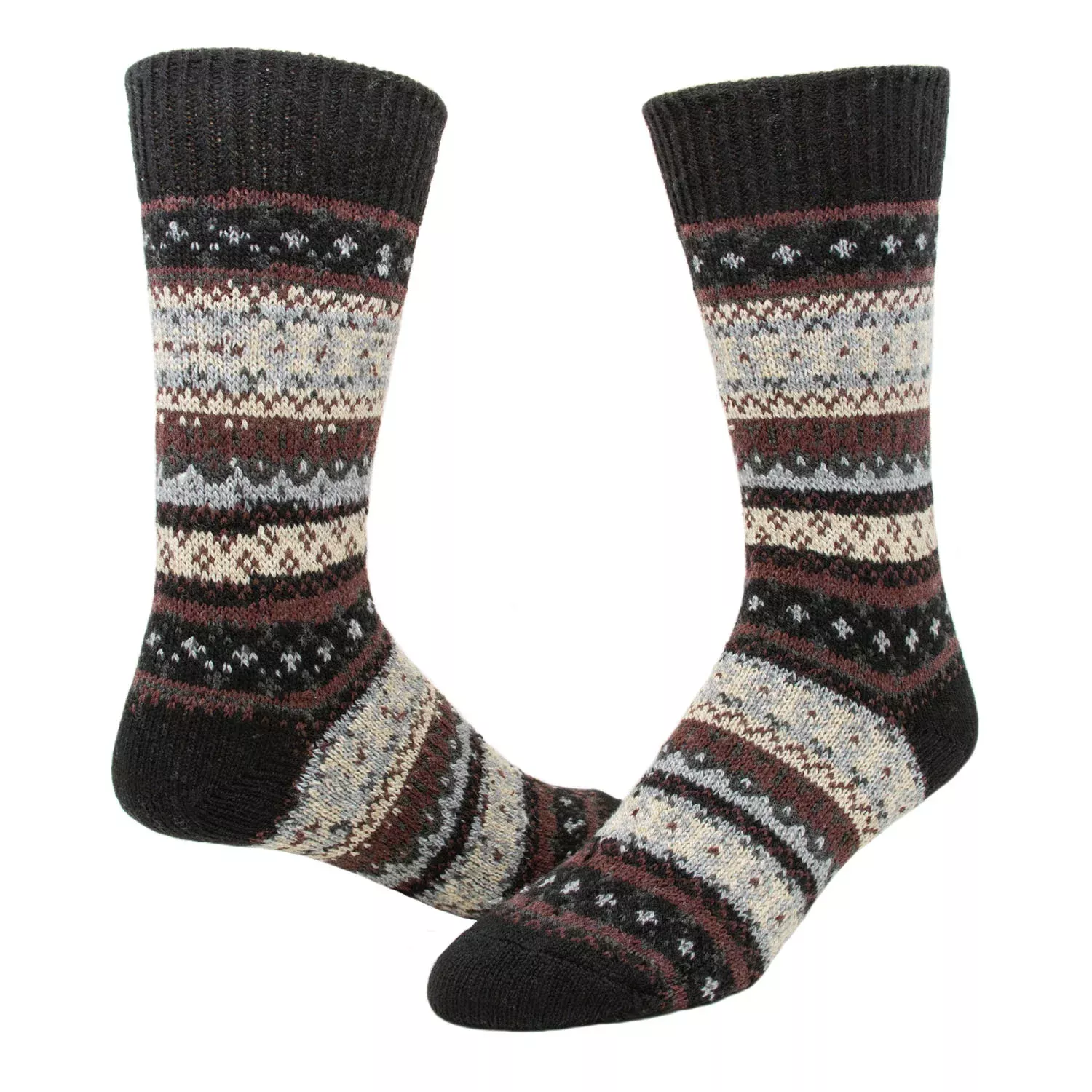 Fairisle Lightweight Crew Sock