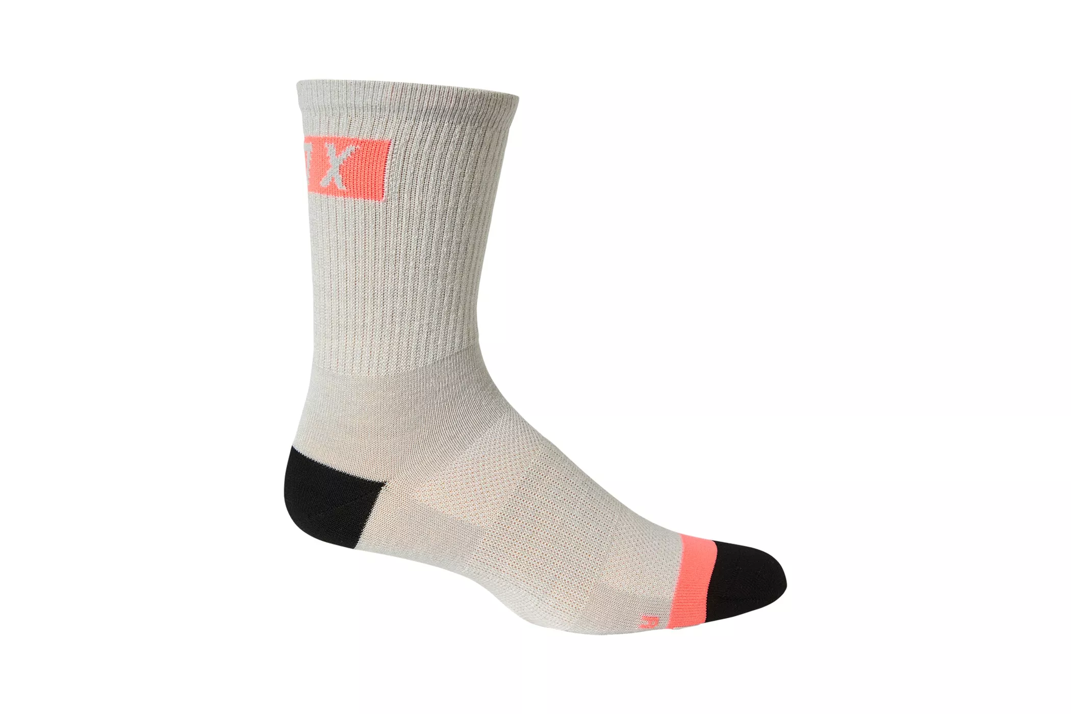 Fox Racing 6" Flexair Merino Sock Light Grey