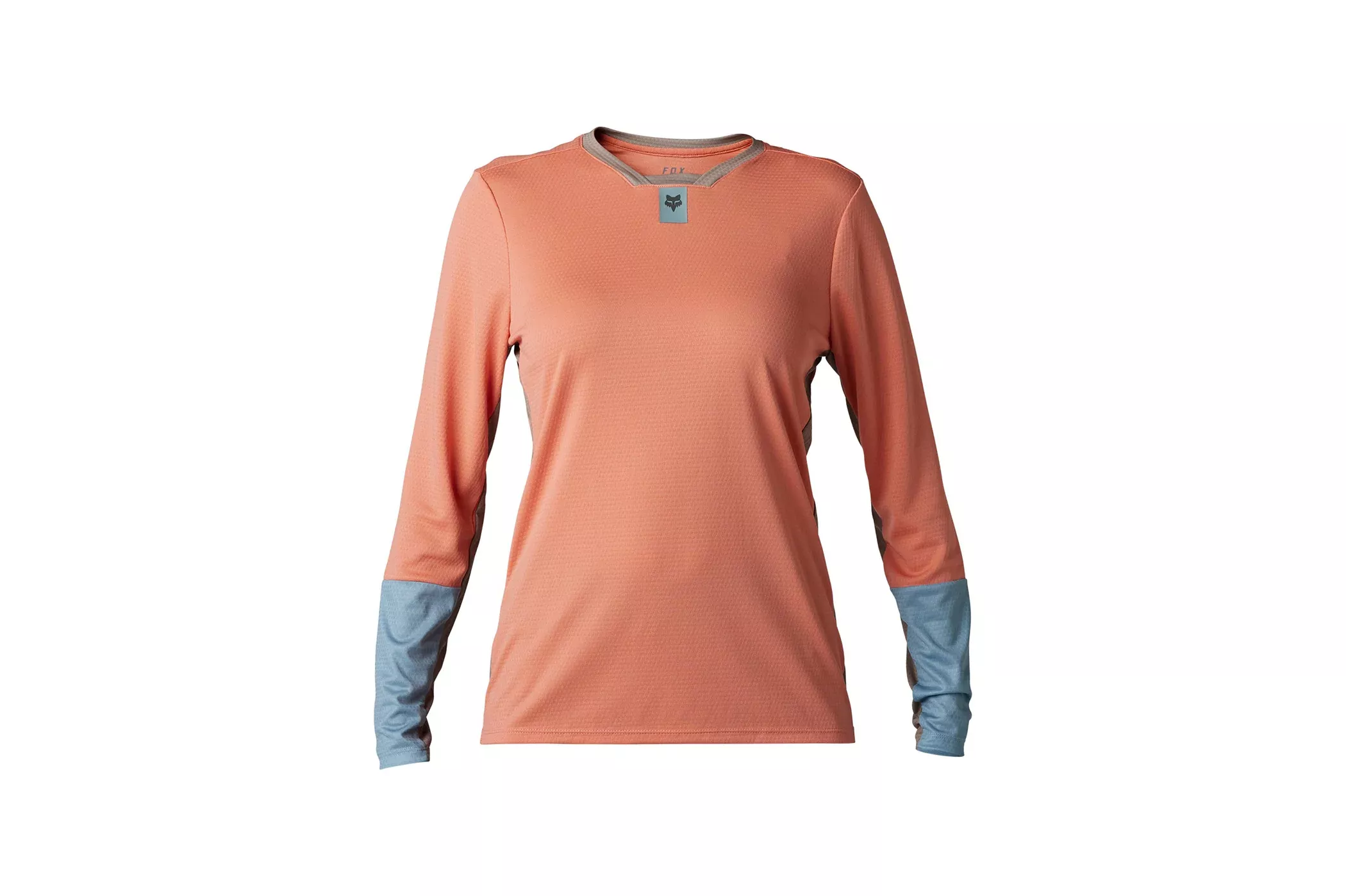 Fox Racing Defend Women's Long Sleeve Jersey Salmon