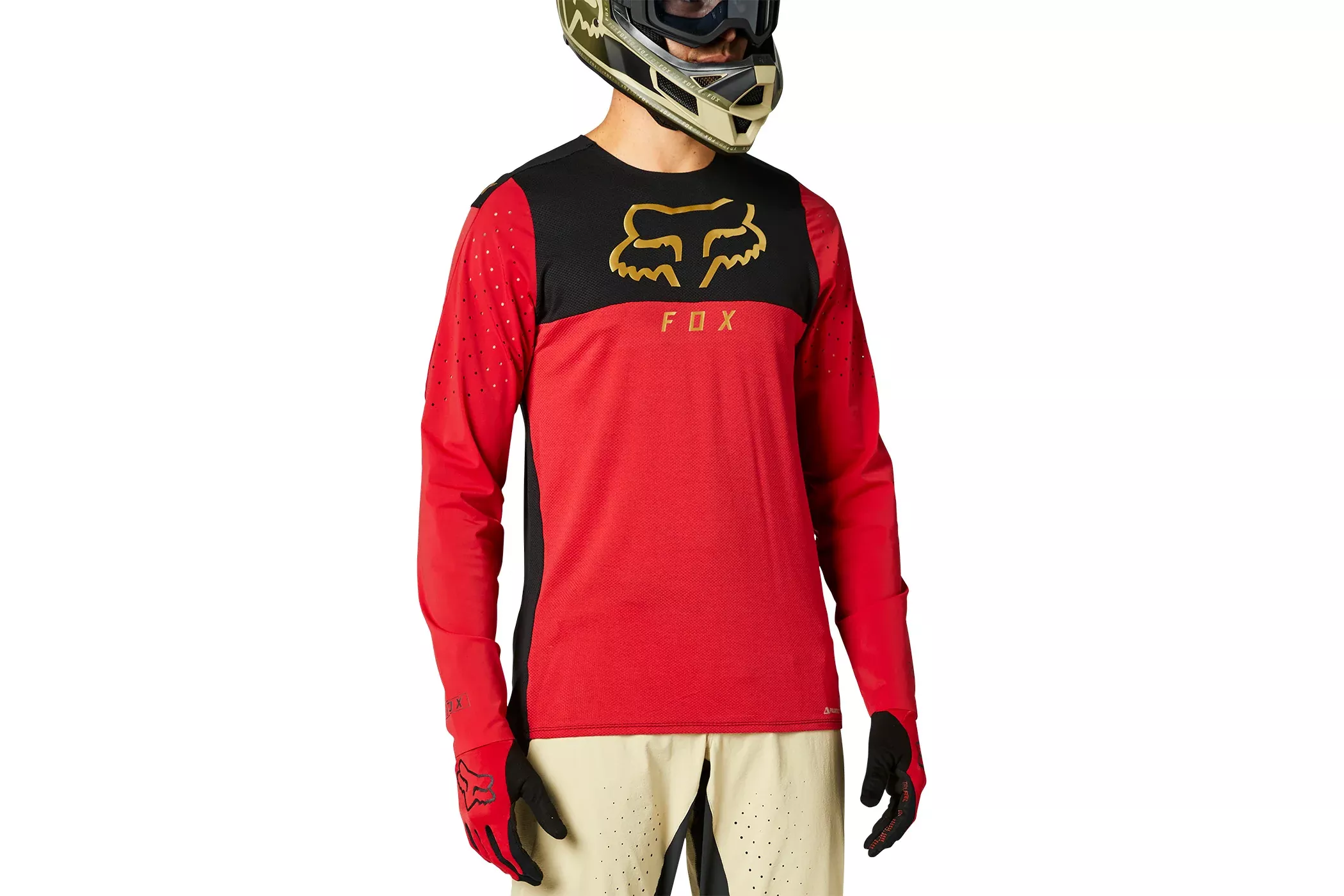 Fox Racing Flexair Delta LS Jersey Chili