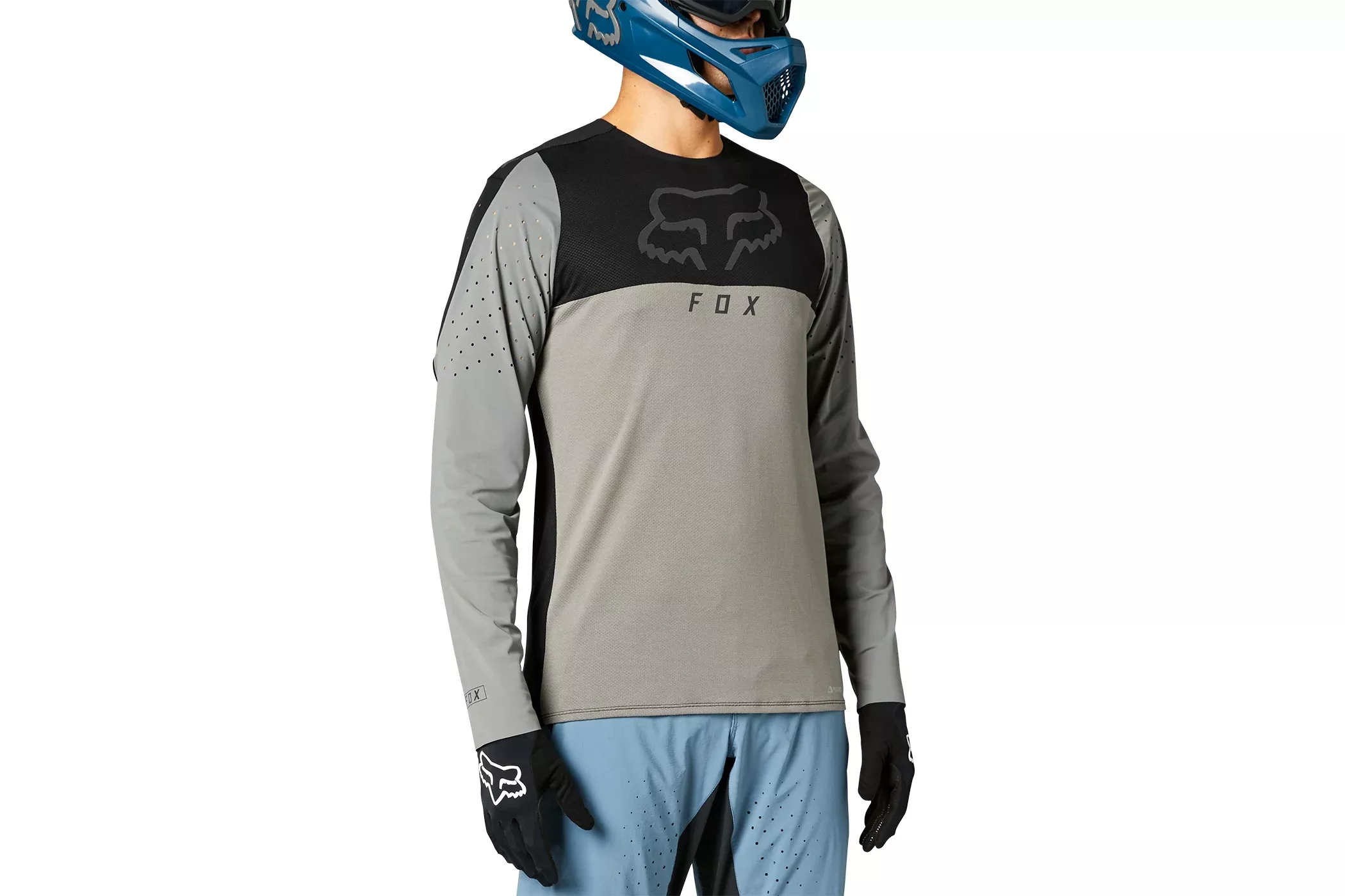 Fox Racing Flexair Delta LS Jersey Pewter