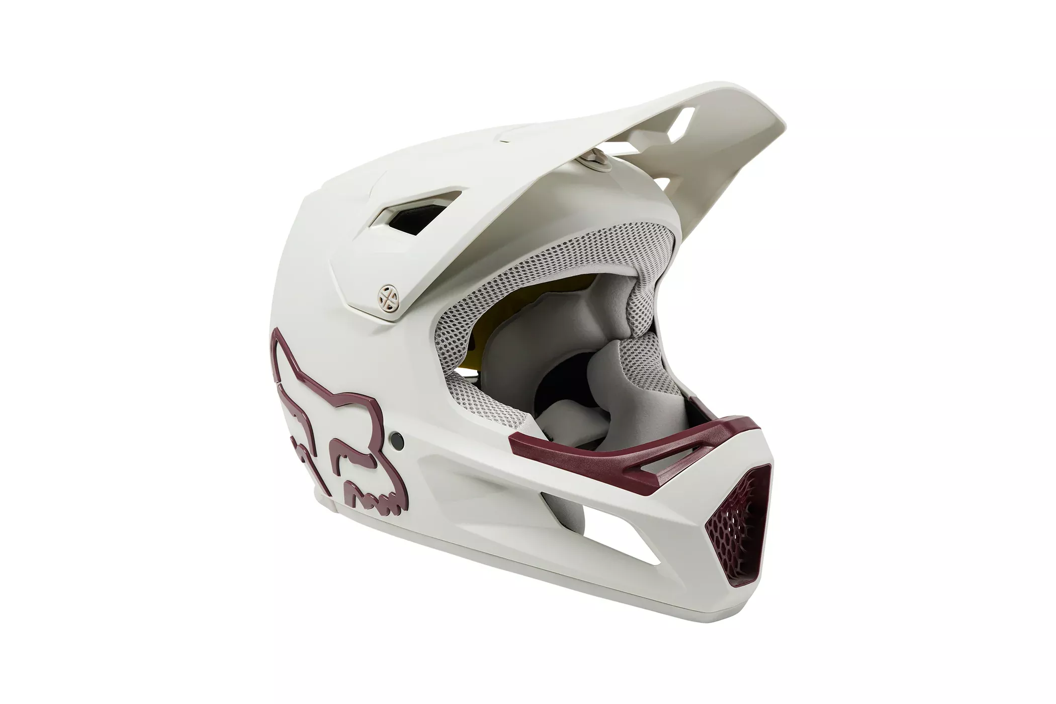 Fox Racing Rampage Bike Helmet Vintage White