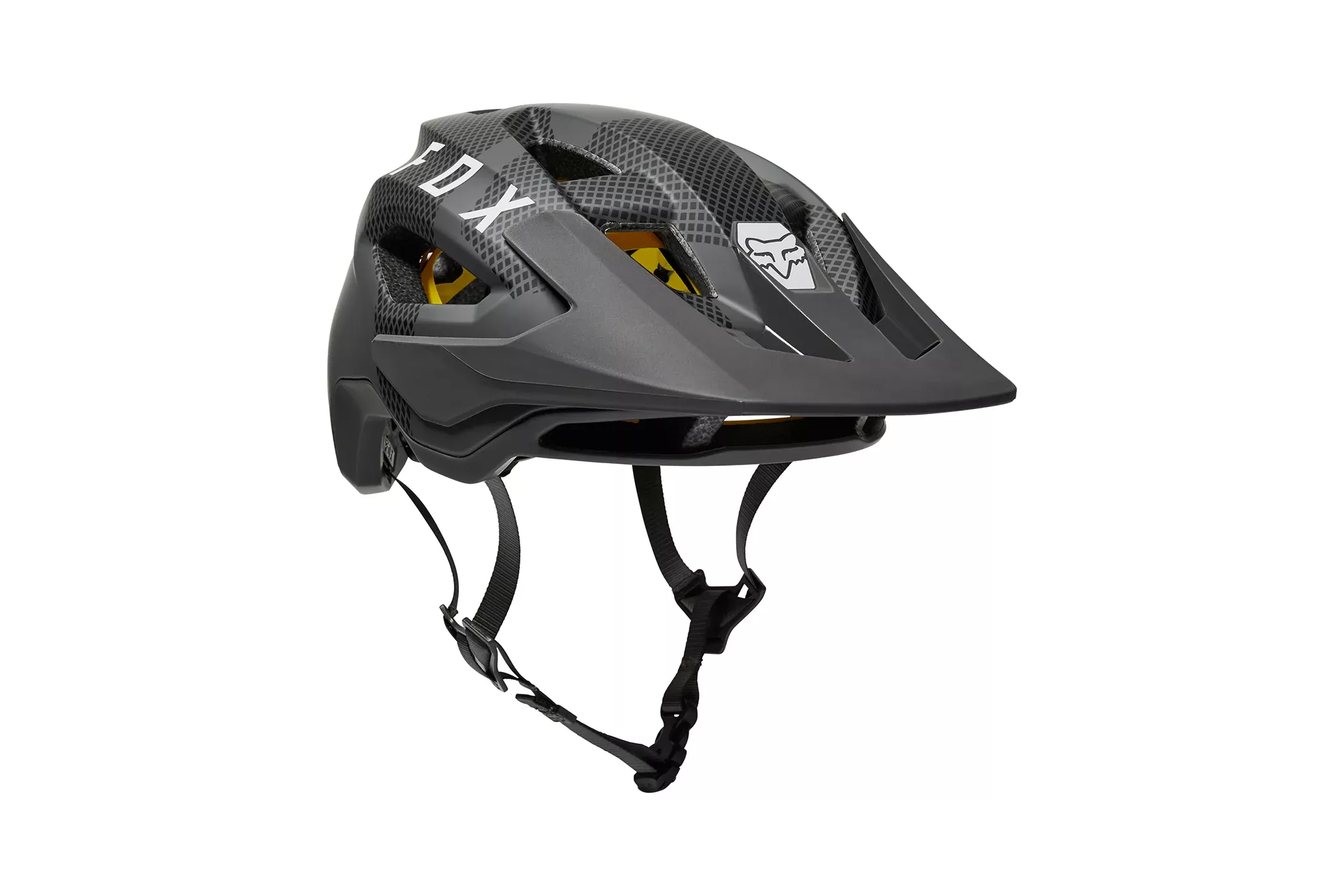 Fox Racing Speedframe Bike Helmet Grey Camo