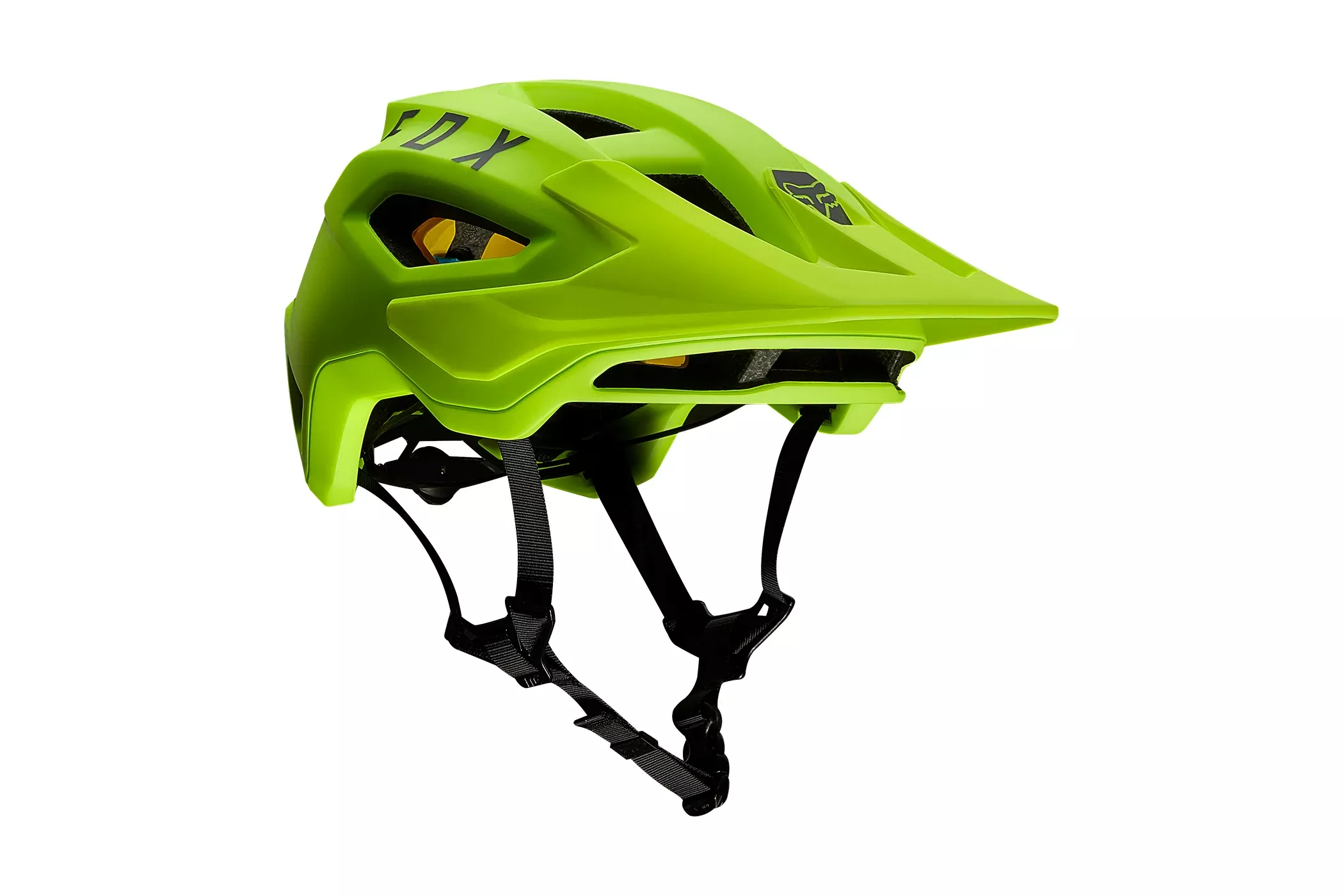 Fox Racing Speedframe MIPS Bike Helmet Fluorescent Yellow