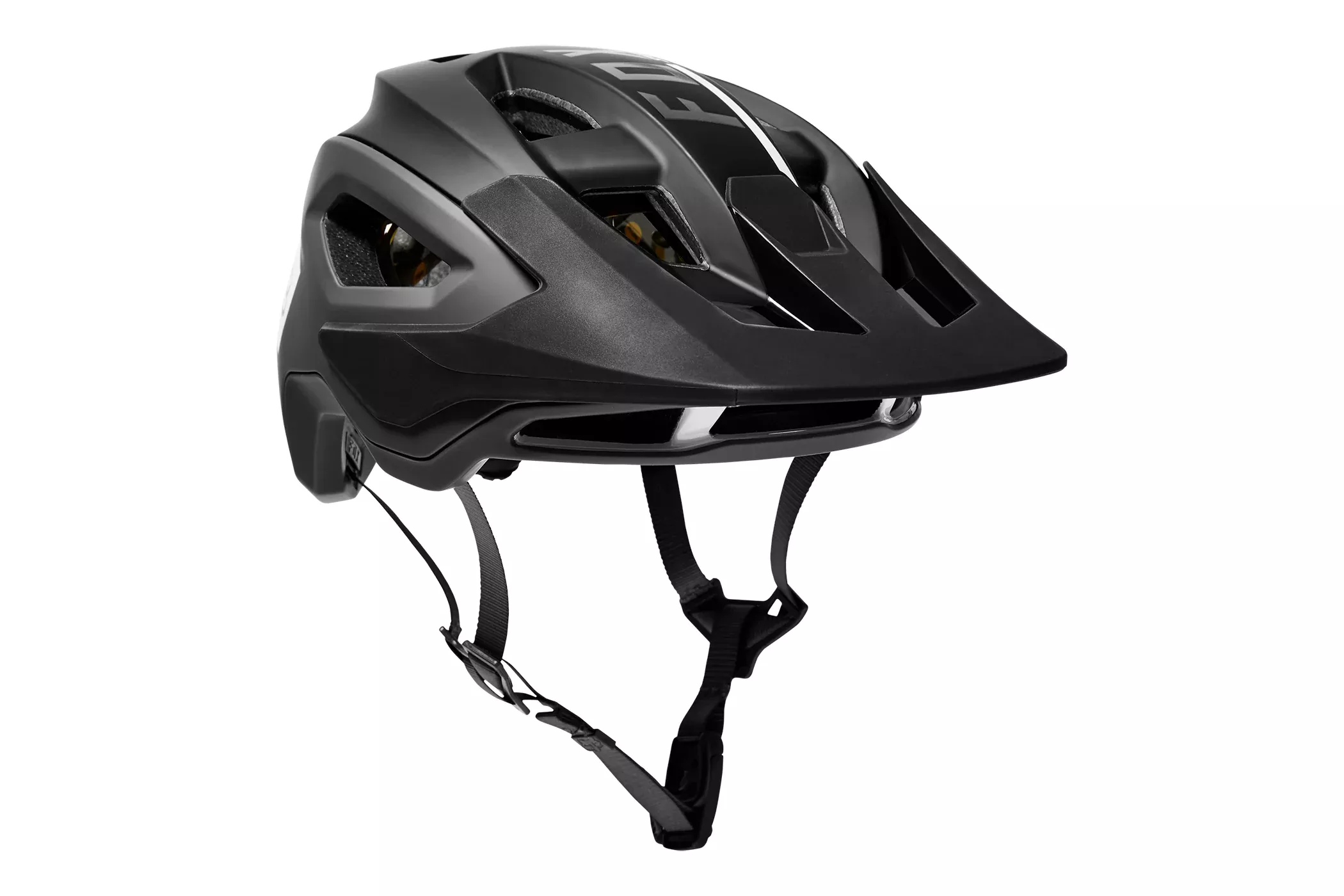 Fox Racing Speedframe Pro Bike Helmet Blocked Black