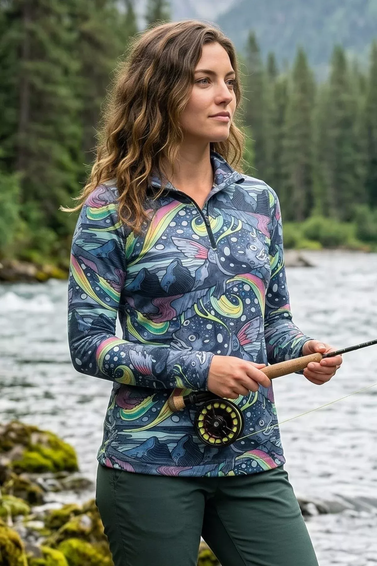 HaliBorealis 1/4 Zip Sunshirt