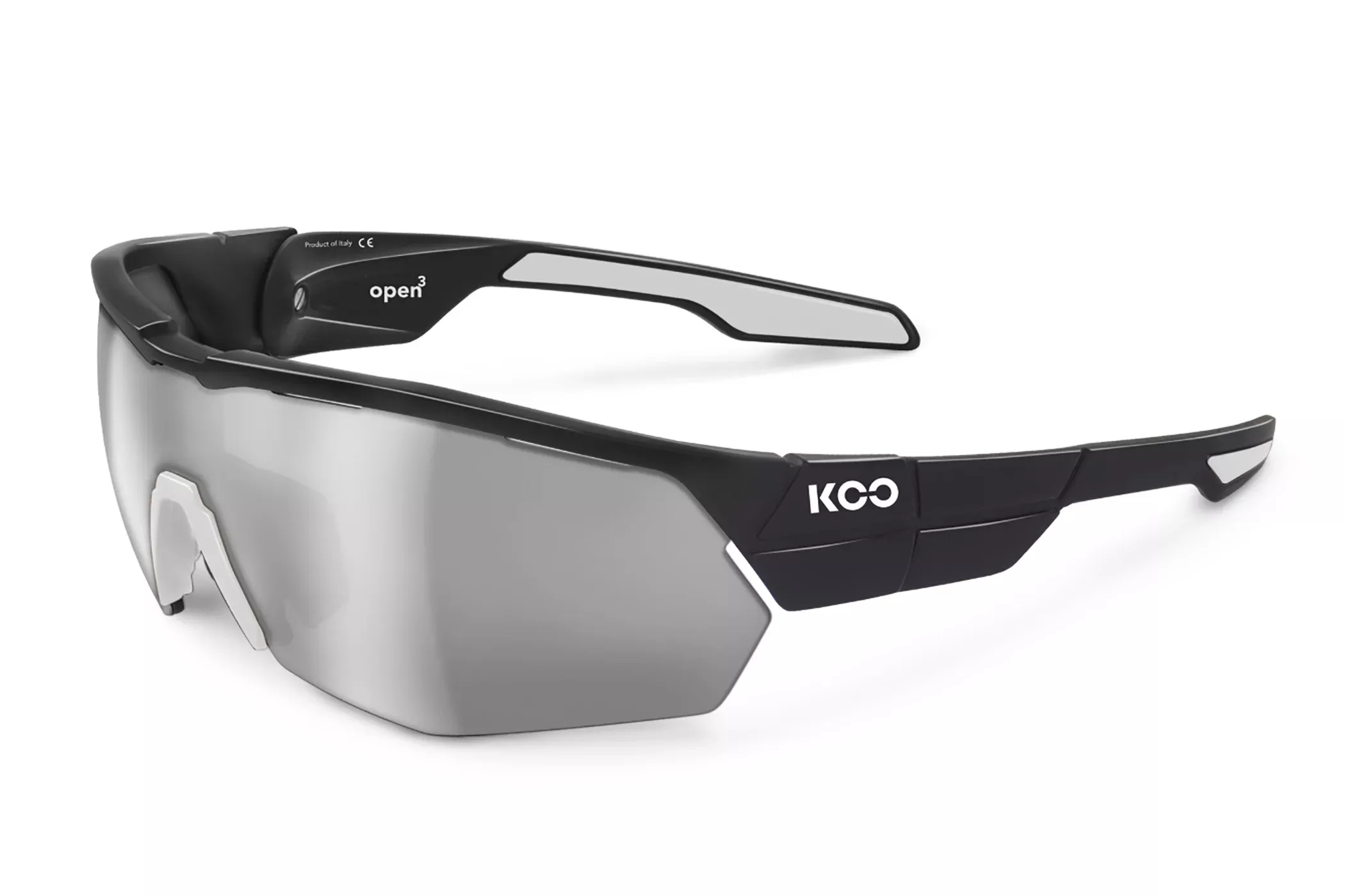 KOO Open Cube Black Sunglasses