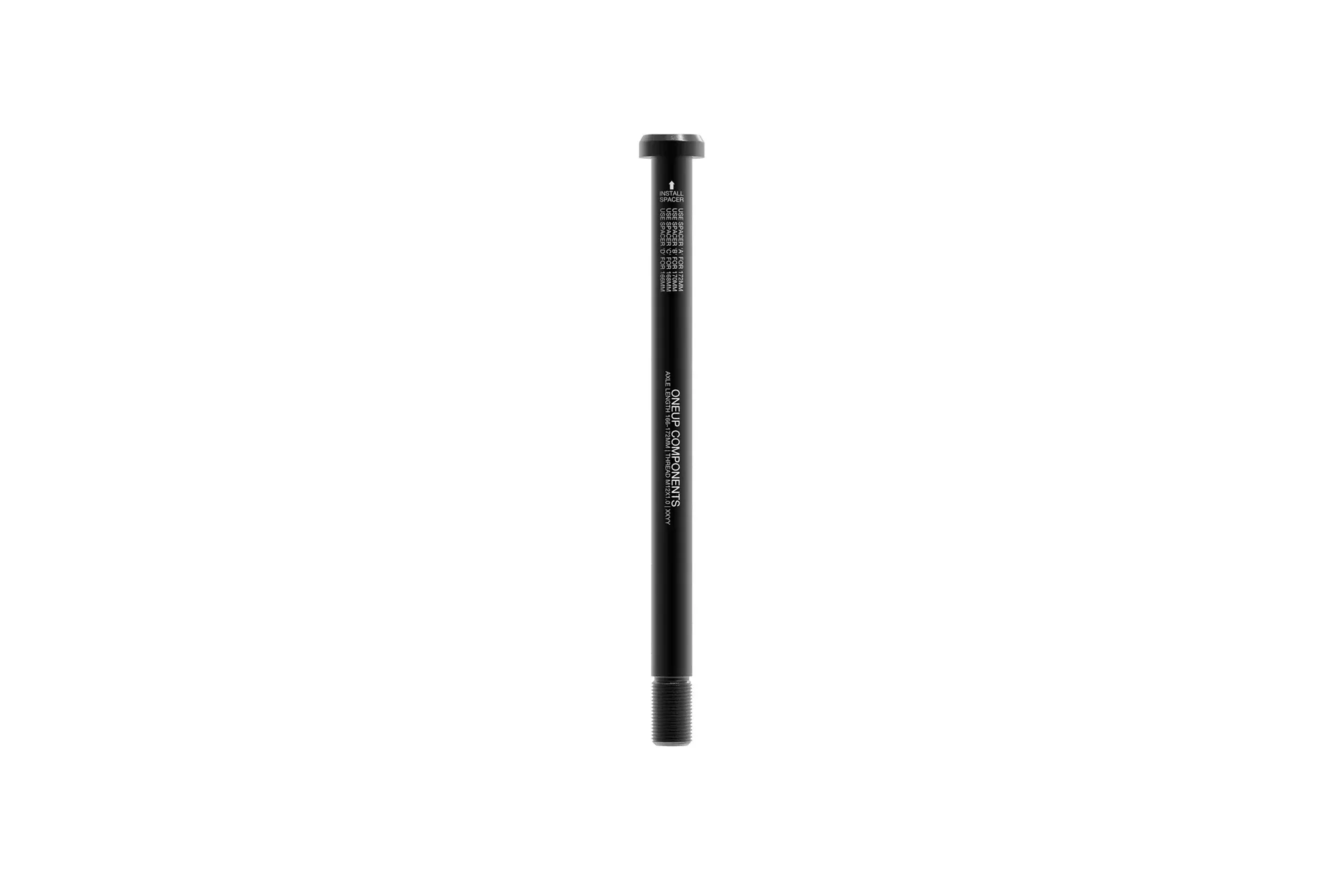 OneUp Rear Thru Axle 166-172MM M12X1 Black