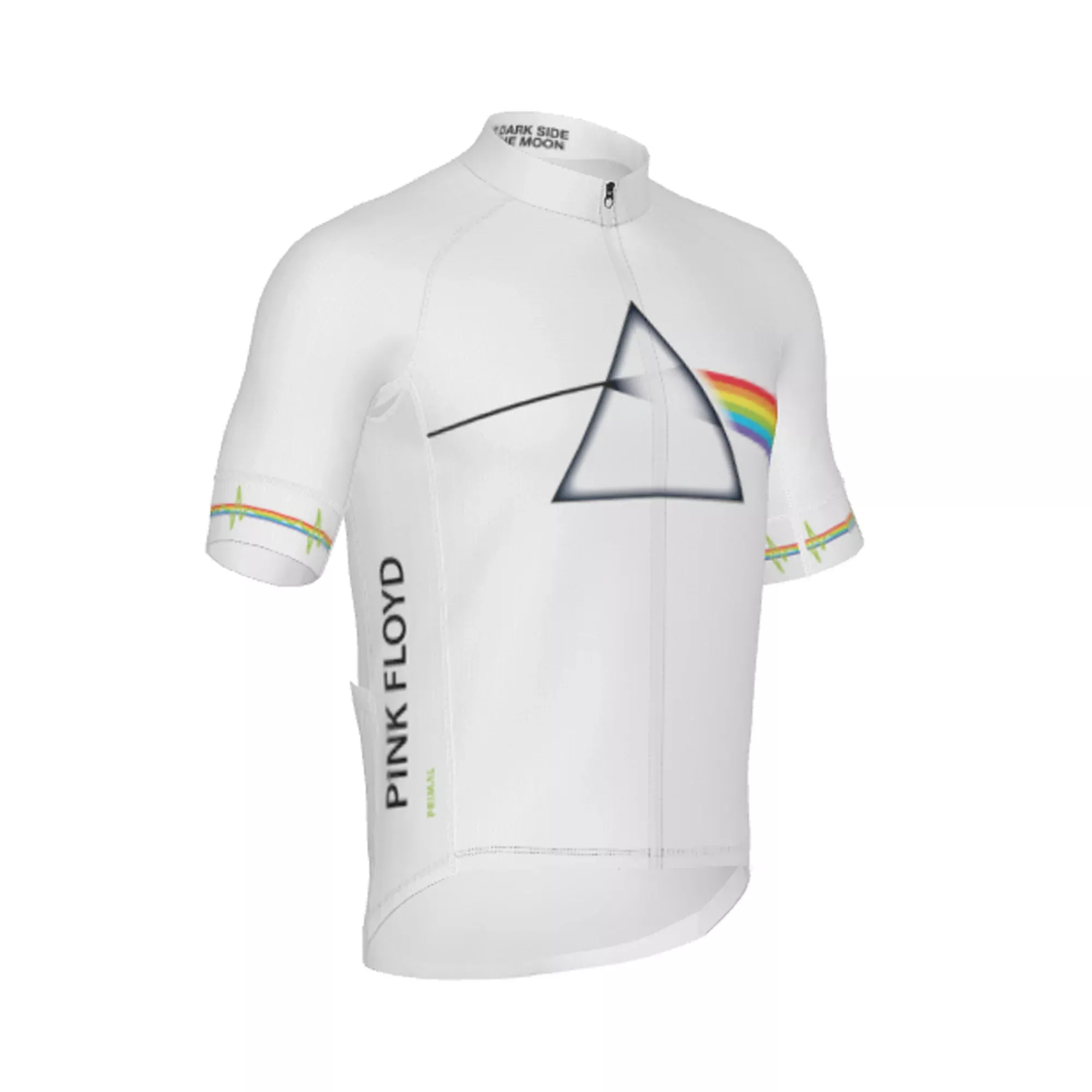 Pink Floyd White Dark Side of the Moon Men's Evo 2.0 Jersey