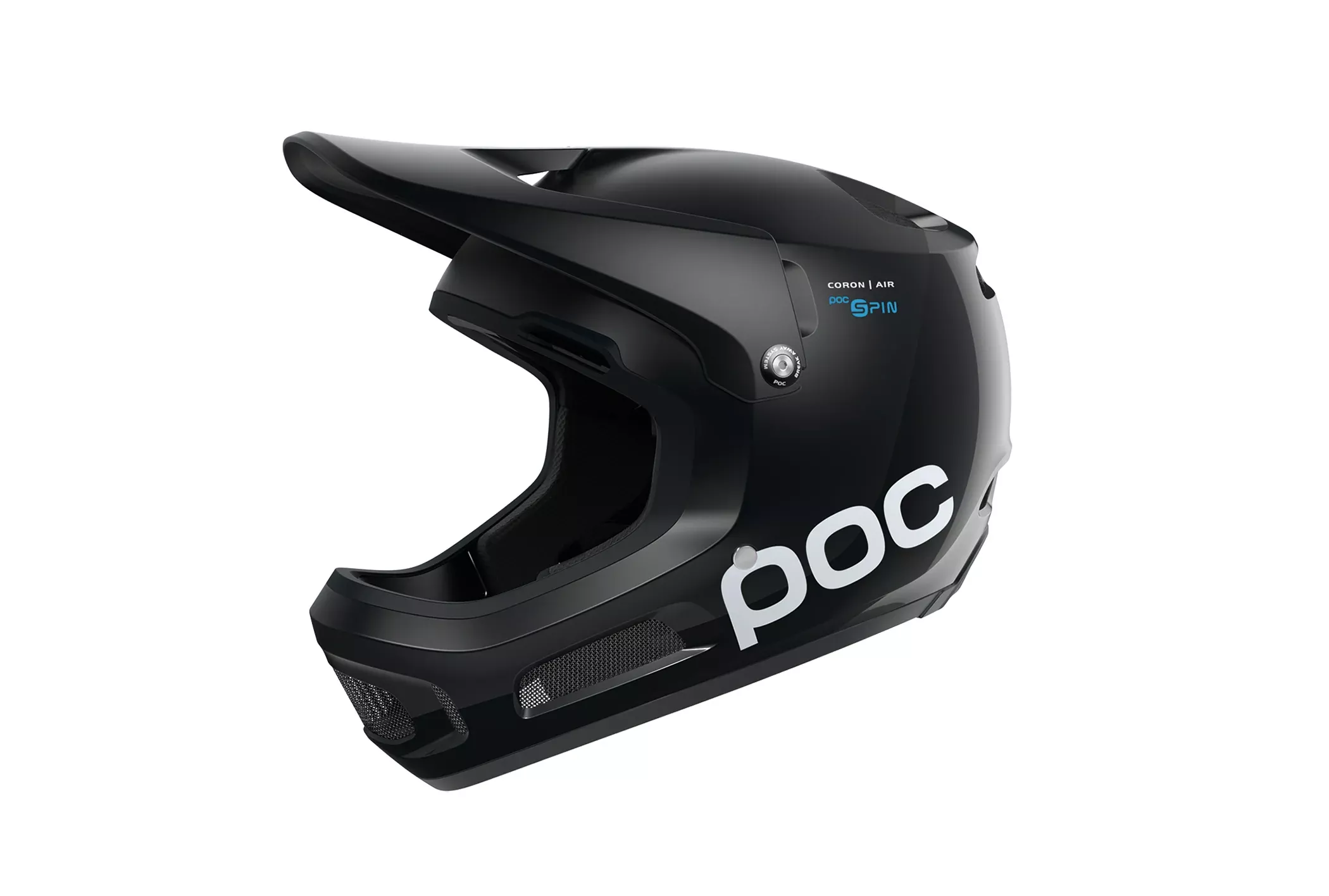 POC Coron Air Carbon SPIN Bike Helmet Carbon Black Medium/Large 55-58cm