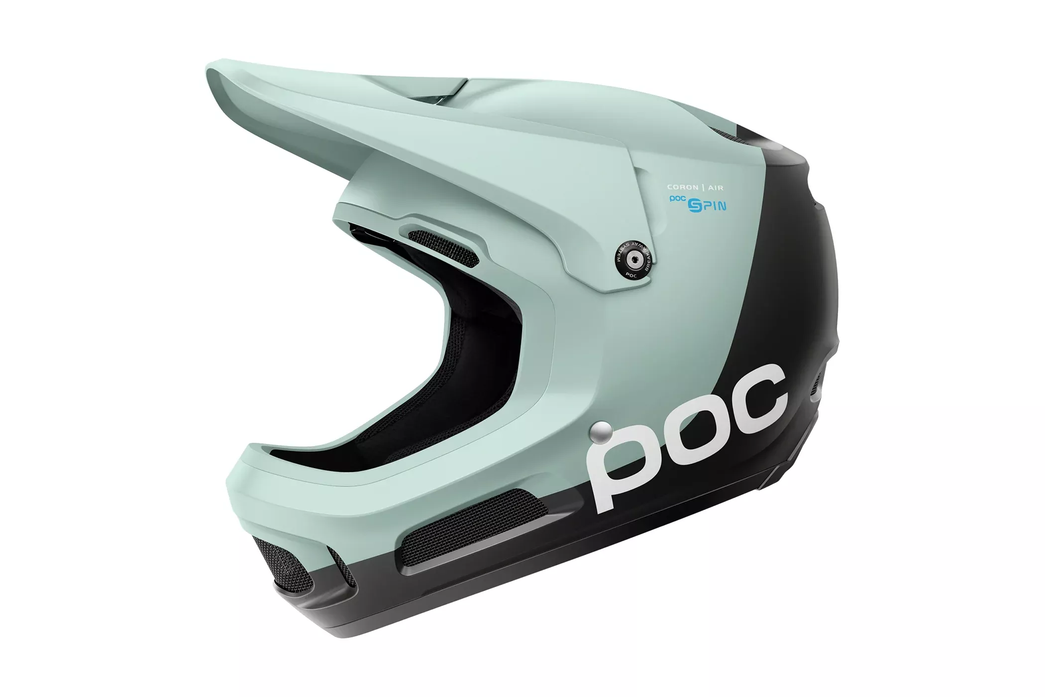 POC Coron Air SPIN Bike Helmet Apophyllite Green/Uranium Black X-Small/Small 51-54cm