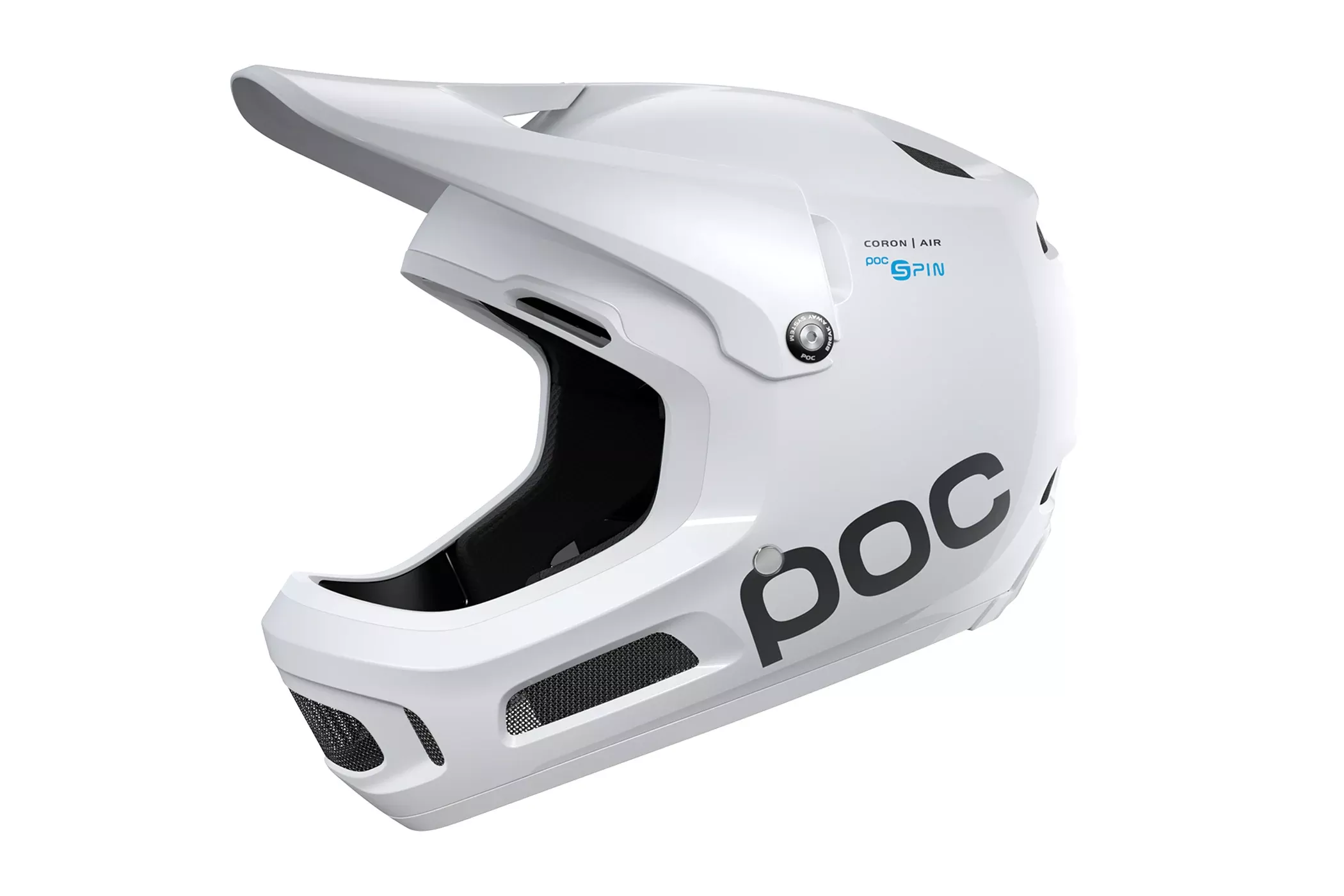 POC Coron Air SPIN Bike Helmet Hydrogen White
