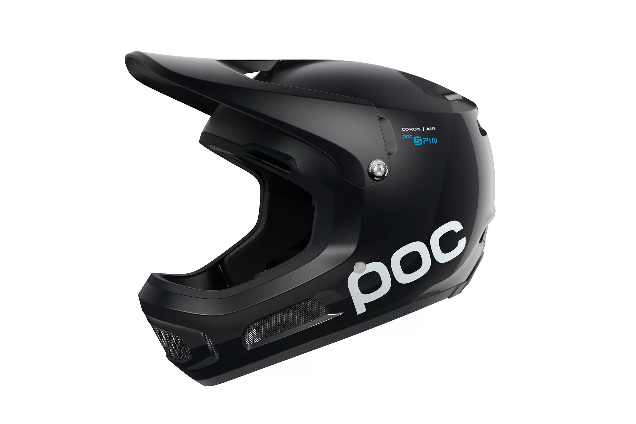 POC Coron Air SPIN Bike Helmet Uranium Black Medium/Large 55-58cm