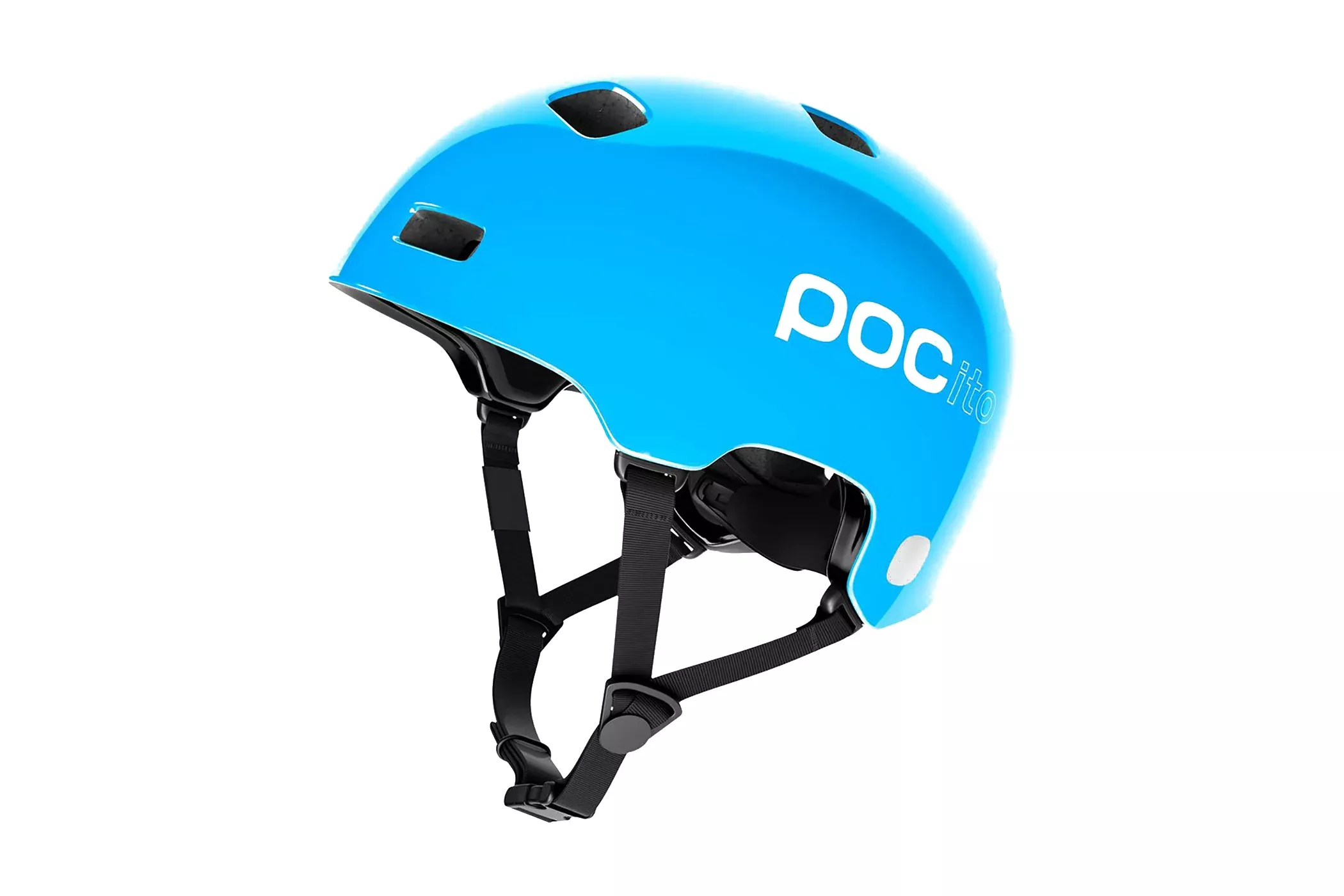 POC Pocito Crane Bike Helmet Fluorescent Blue