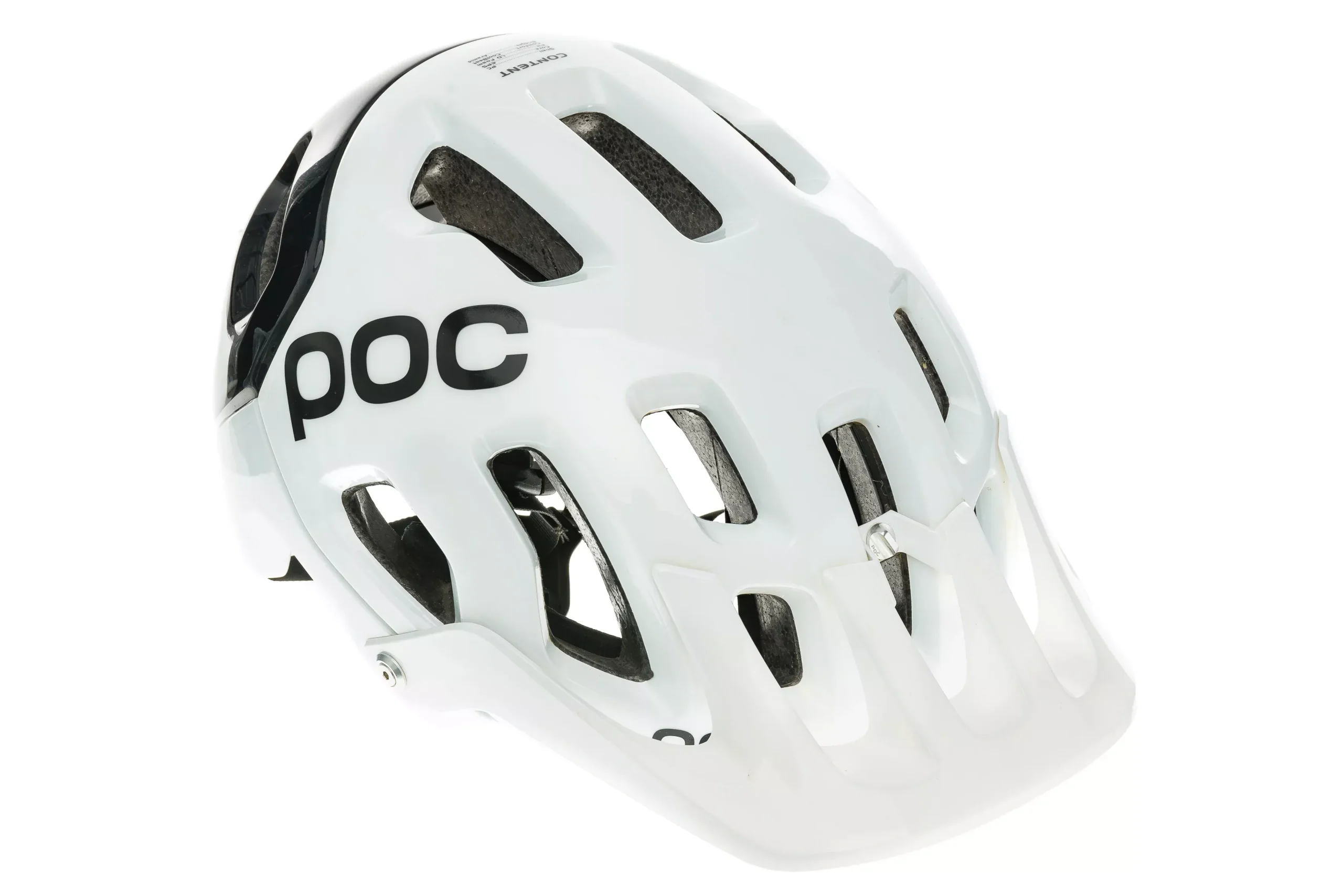POC Tectal Race Bike Helmet XL/XXL 59-62cm Hydrogen White/Black - Excellent