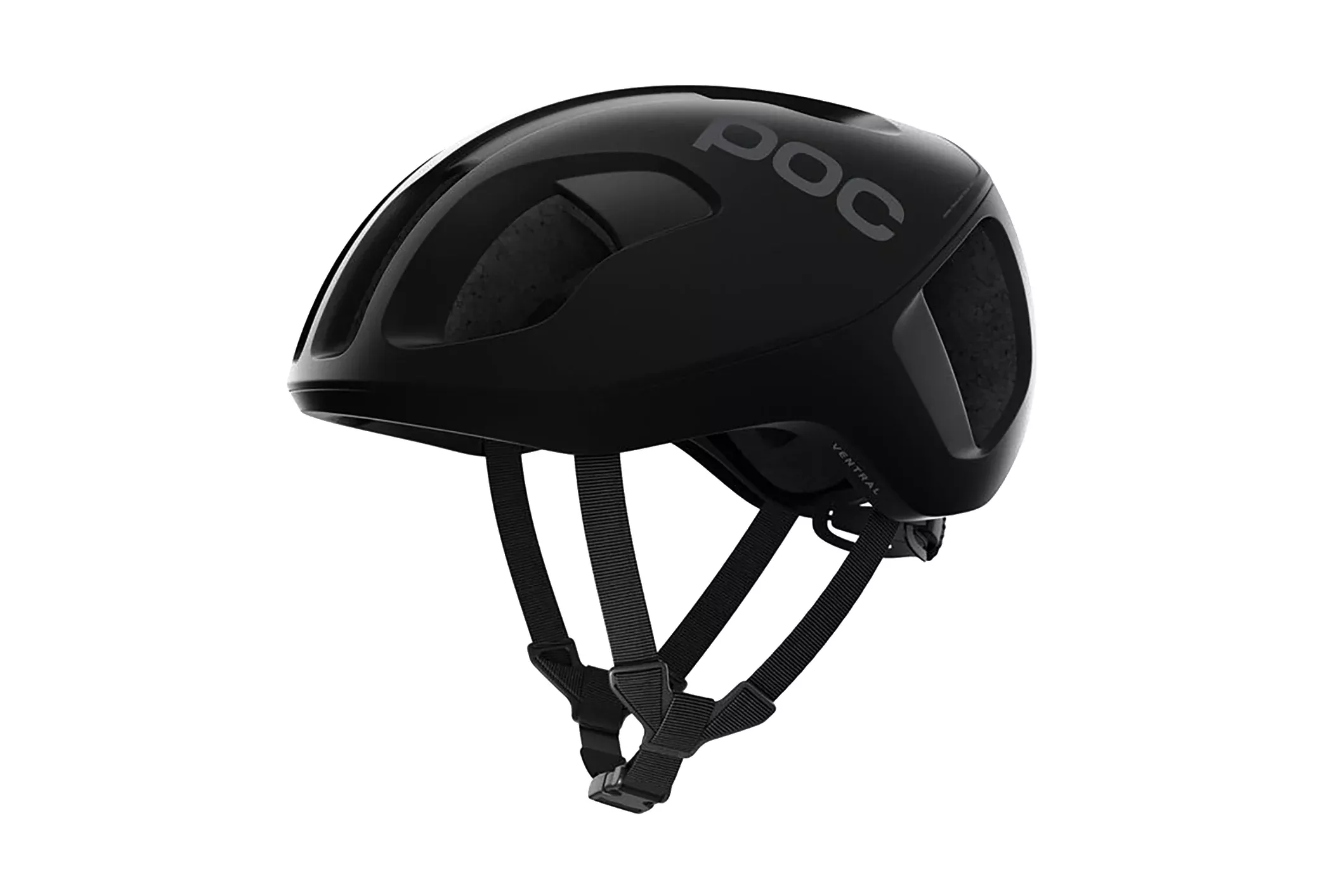 POC Ventral SPIN Bike Helmet Uranium Black Matt