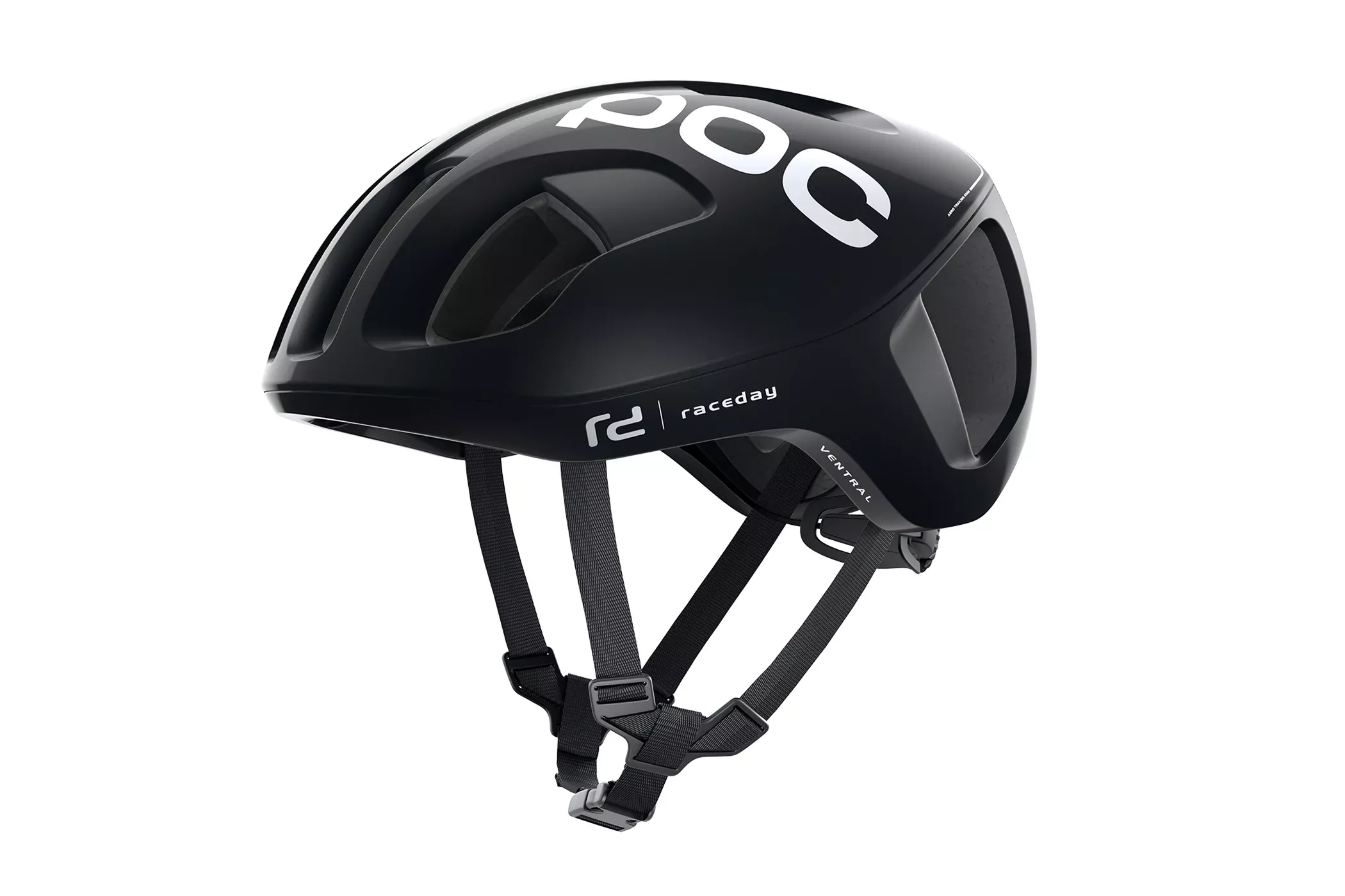 POC Ventral SPIN Bike Helmet Uranium Black Raceday Small 50-56cm