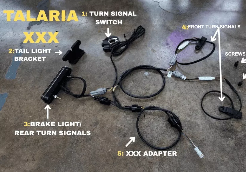 Project9 Turn Signal and Brake Light Kit for Talaria XXX, MX3-MX5