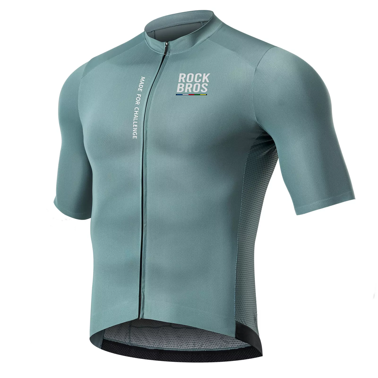 【ROAD TO SKY】 Men Cycling T-shirt Summer Sports Wear Tops YKK Zipper