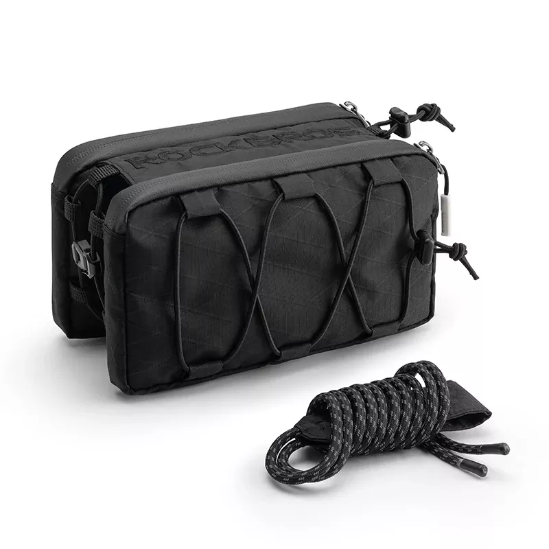 ROCKBROS Bike Bicycle Cycling Frame Bag 1L Adjustable Narrow Side Drawstring