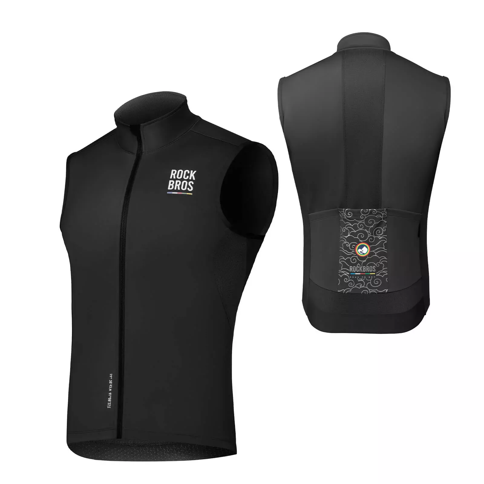 ROCKBROS Men’s Cycling Vest - Windproof for Spring & Autumn