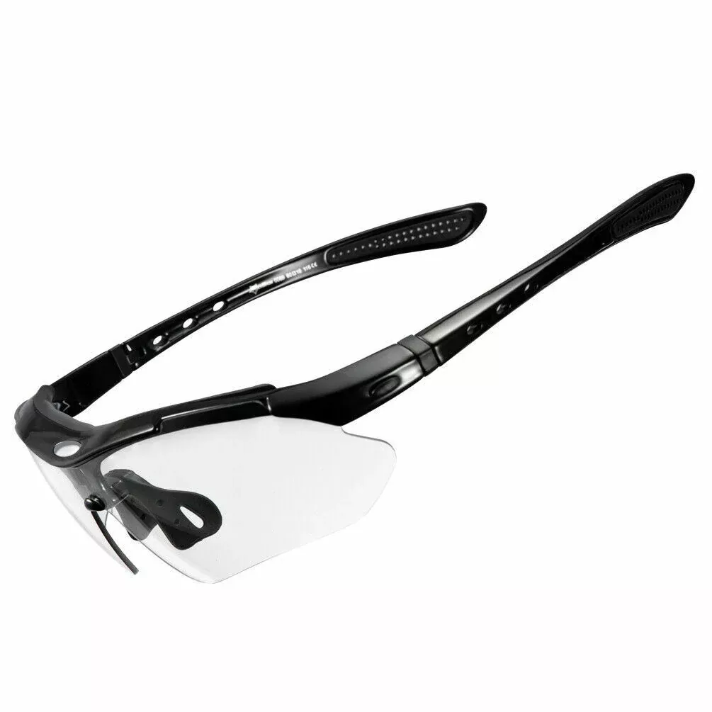 ROCKBROS Photochromic Cycling Sunglasses Hiking Fishing Golf Sports Glasses Half Frame UV400