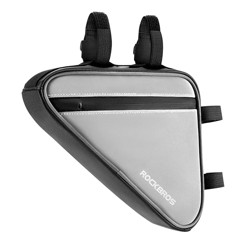 ROCKBROS Reflective Bike Frame Cycling Triangle Bag 0.9L