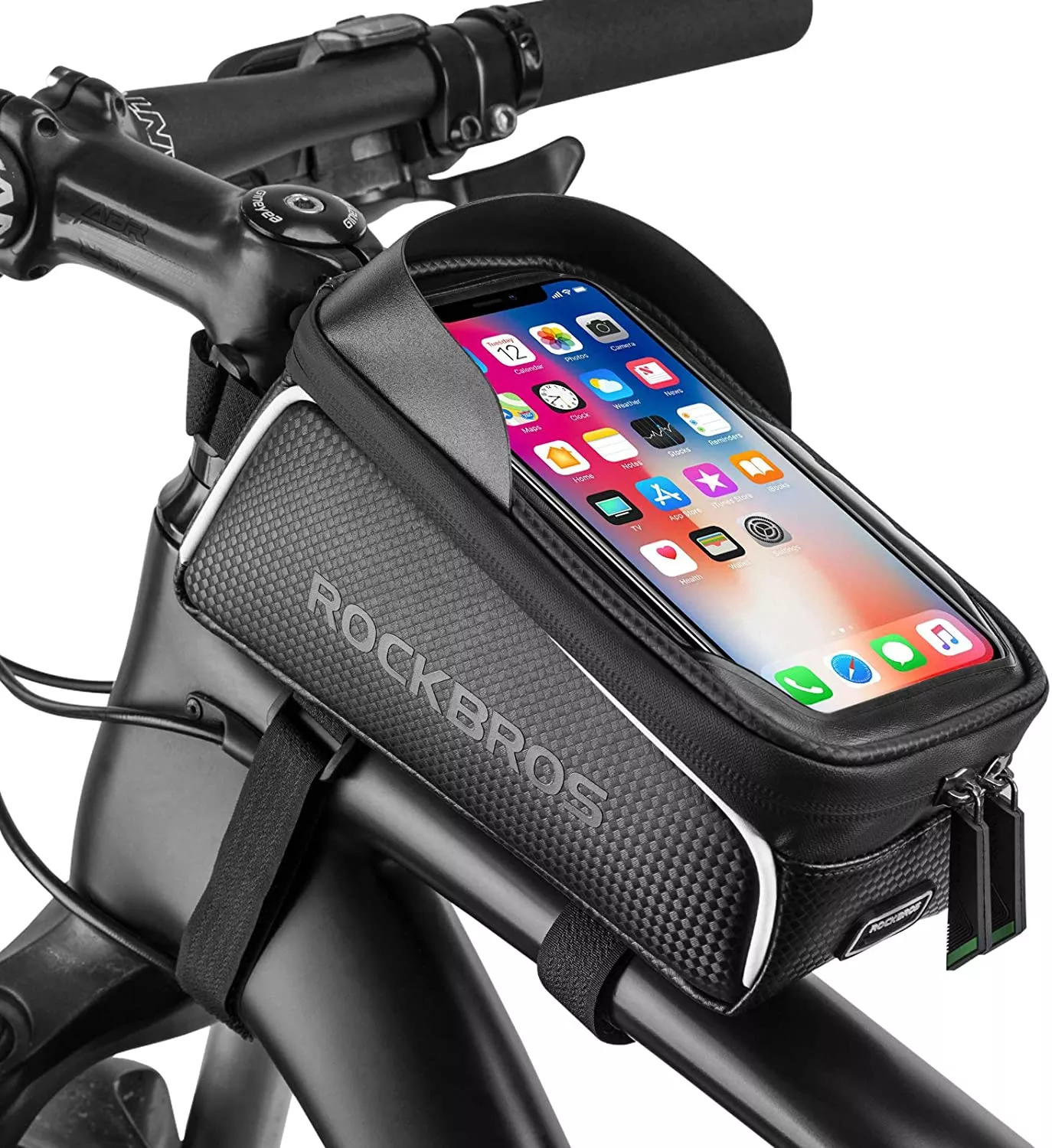 Rockbros-Top Tube Bike Bag With Phone Case Holder