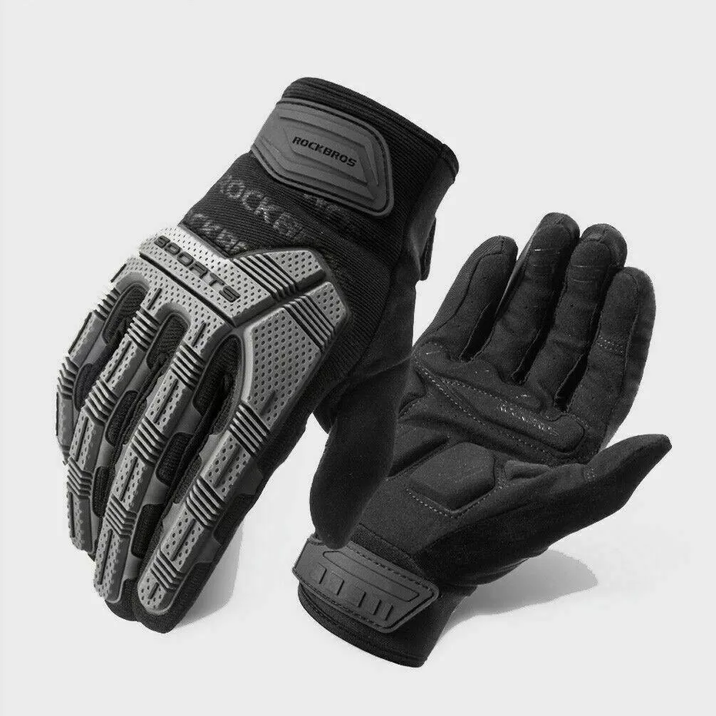 ROCKBROS Winter Riding ColdWarm Motorcycle Gloves Bicycle Gloves Touchscreen-S210