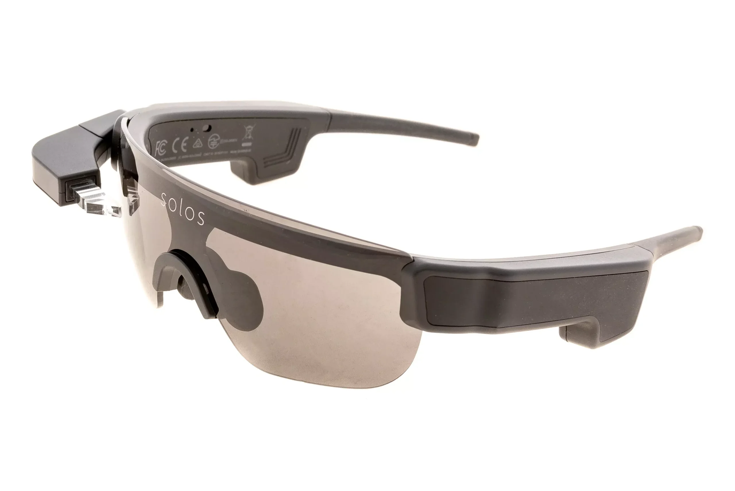 Solos Smart Sunglasses Black Frames ANT+ Bluetooth iPhone Android