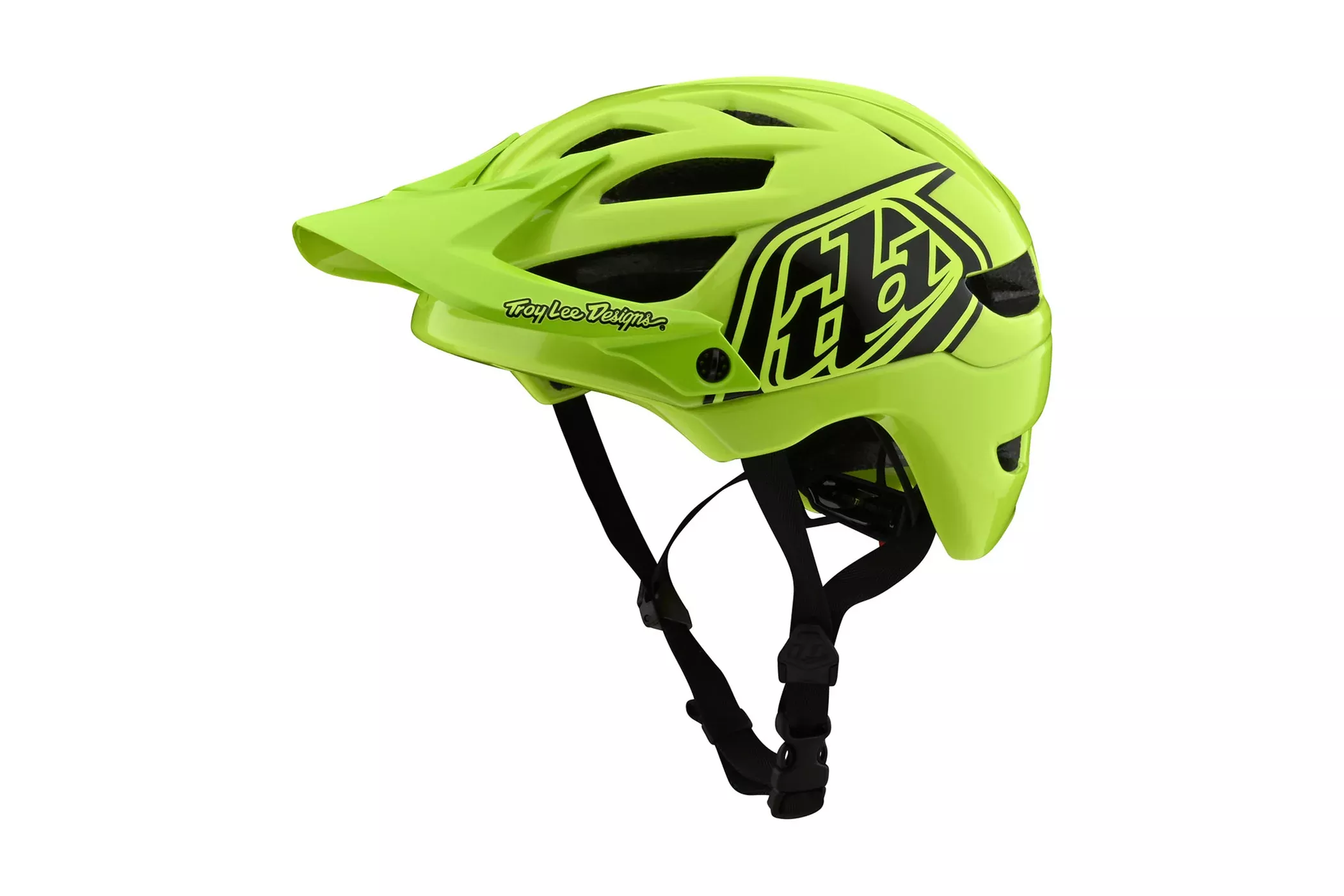 Troy Lee Designs Youth A1 Bike Helmet Drone Glo Green
